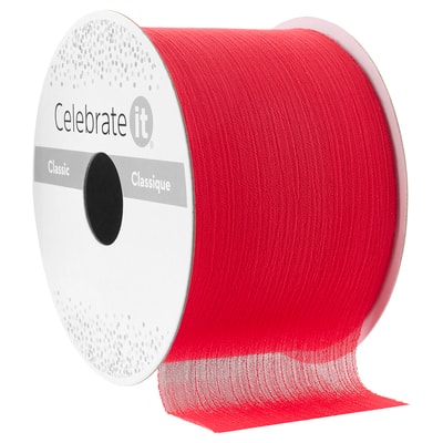 2" x 3yd. Crinkle Chiffon Ribbon by Celebrate It® Classic image