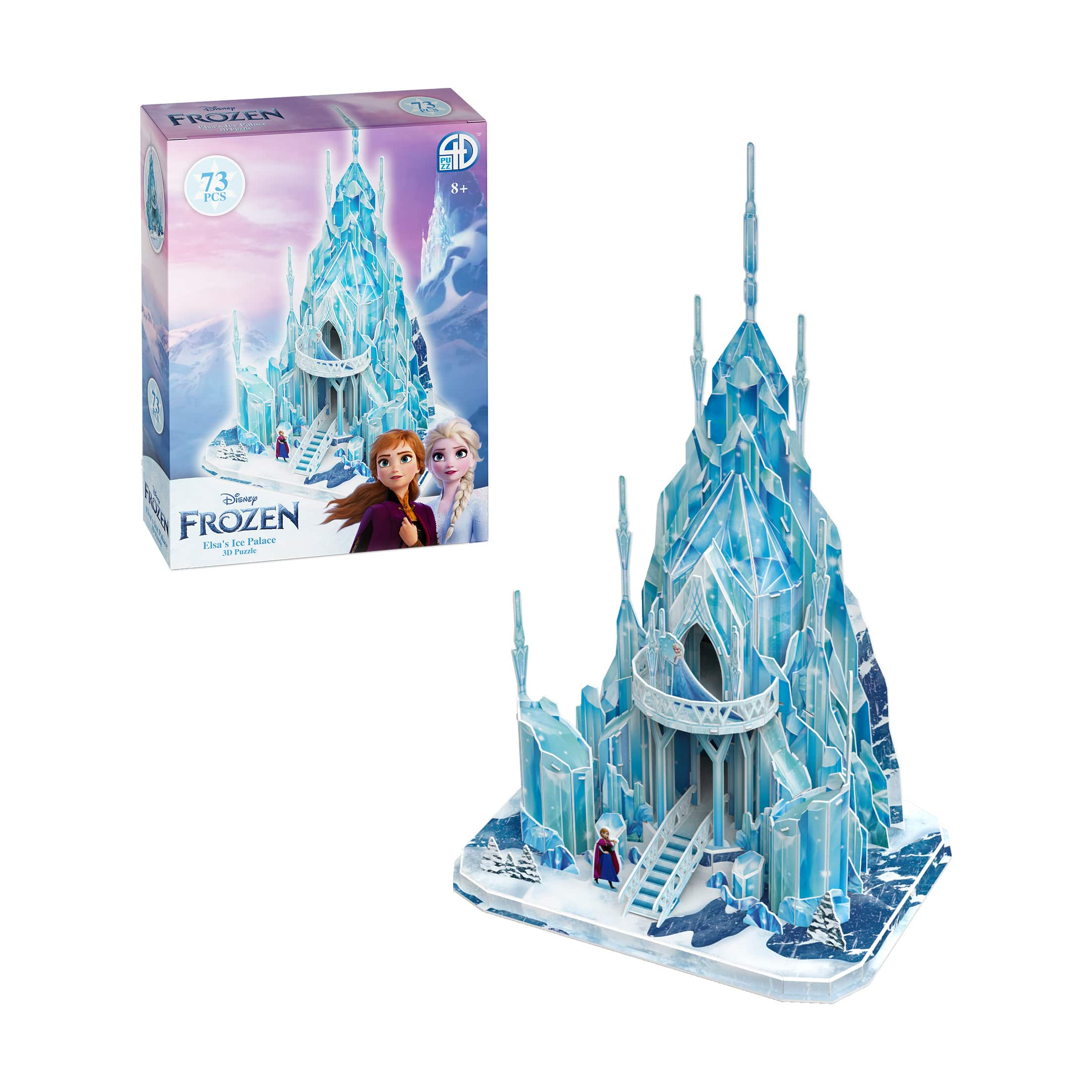 Disney Frozen - Elsa&#x27;s Ice Palace 3D Puzzle: 73 Pcs