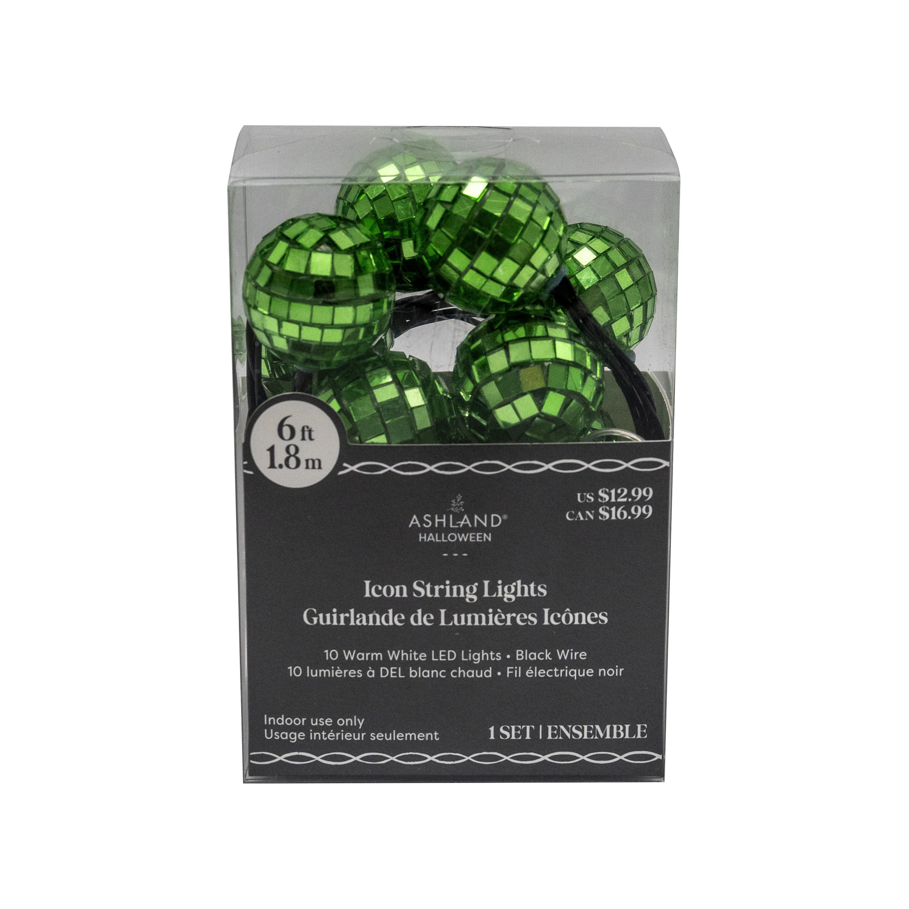 6ft. Green Disco Icon String Lights by Ashland®