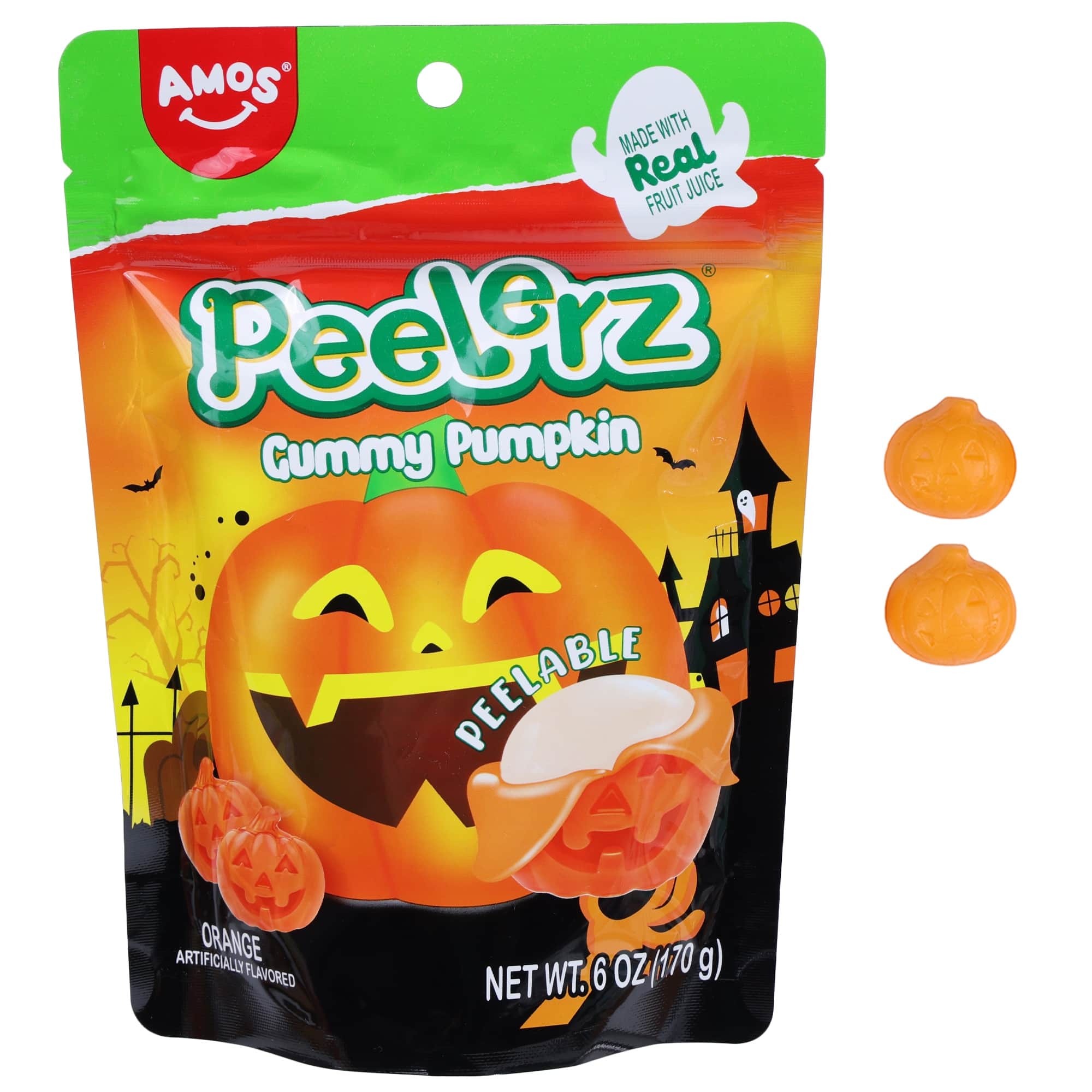 Peelerz&#xAE; Orange Gummy Pumpkins