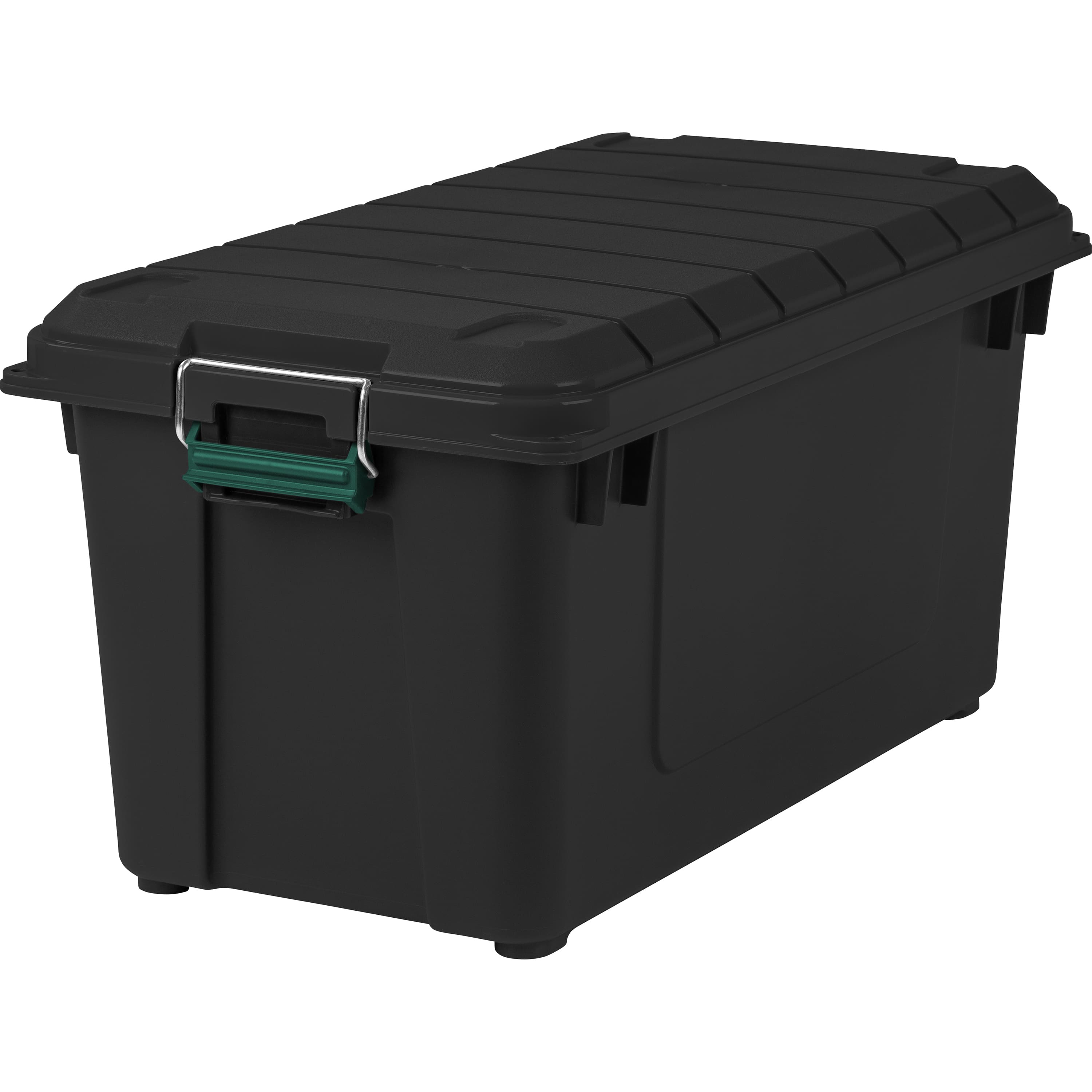IRIS® Remington® 82qt. Black Store-It-All Utility Tote with Buckle Lid