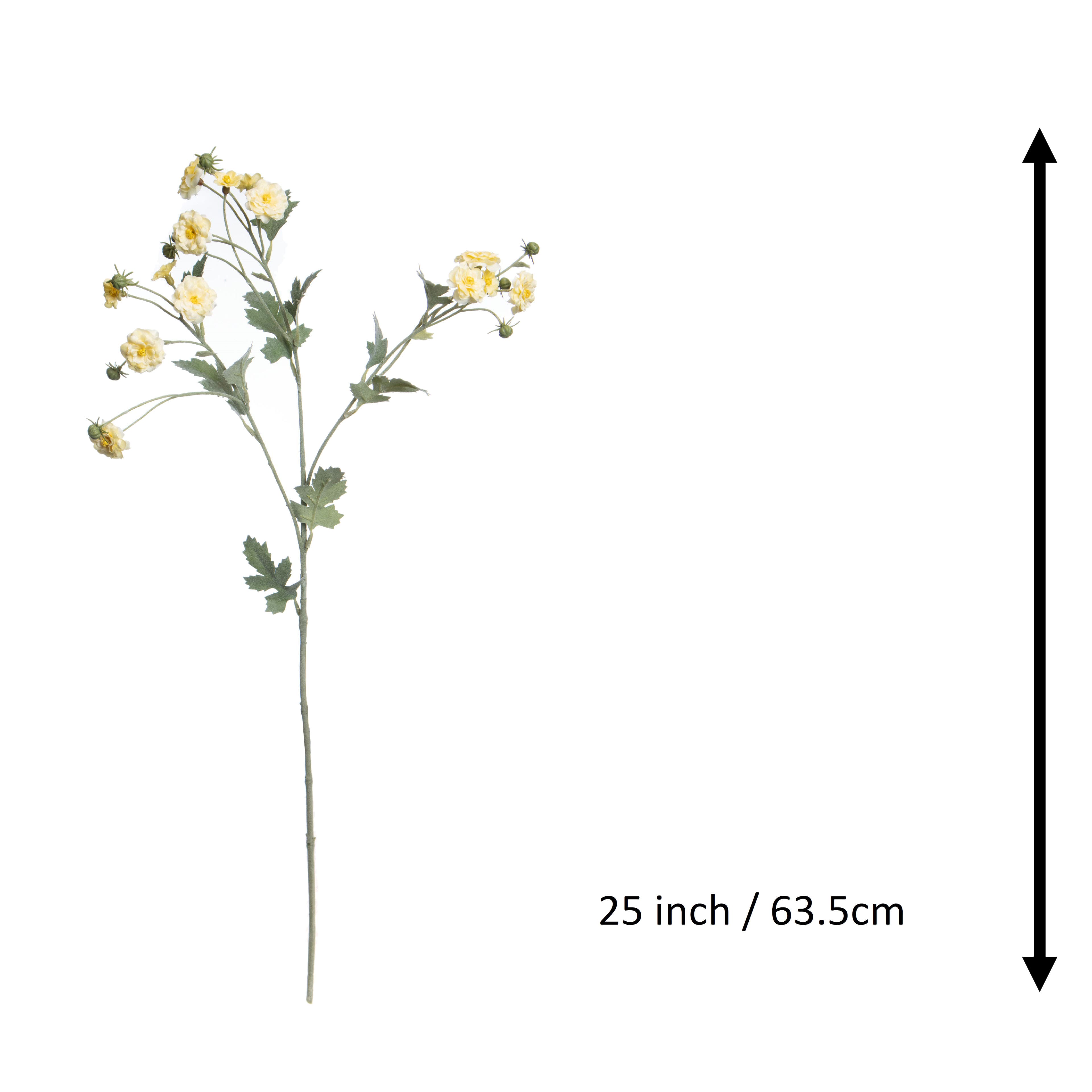 25&#x22; Yellow Mini Rose Stem by Ashland&#xAE;