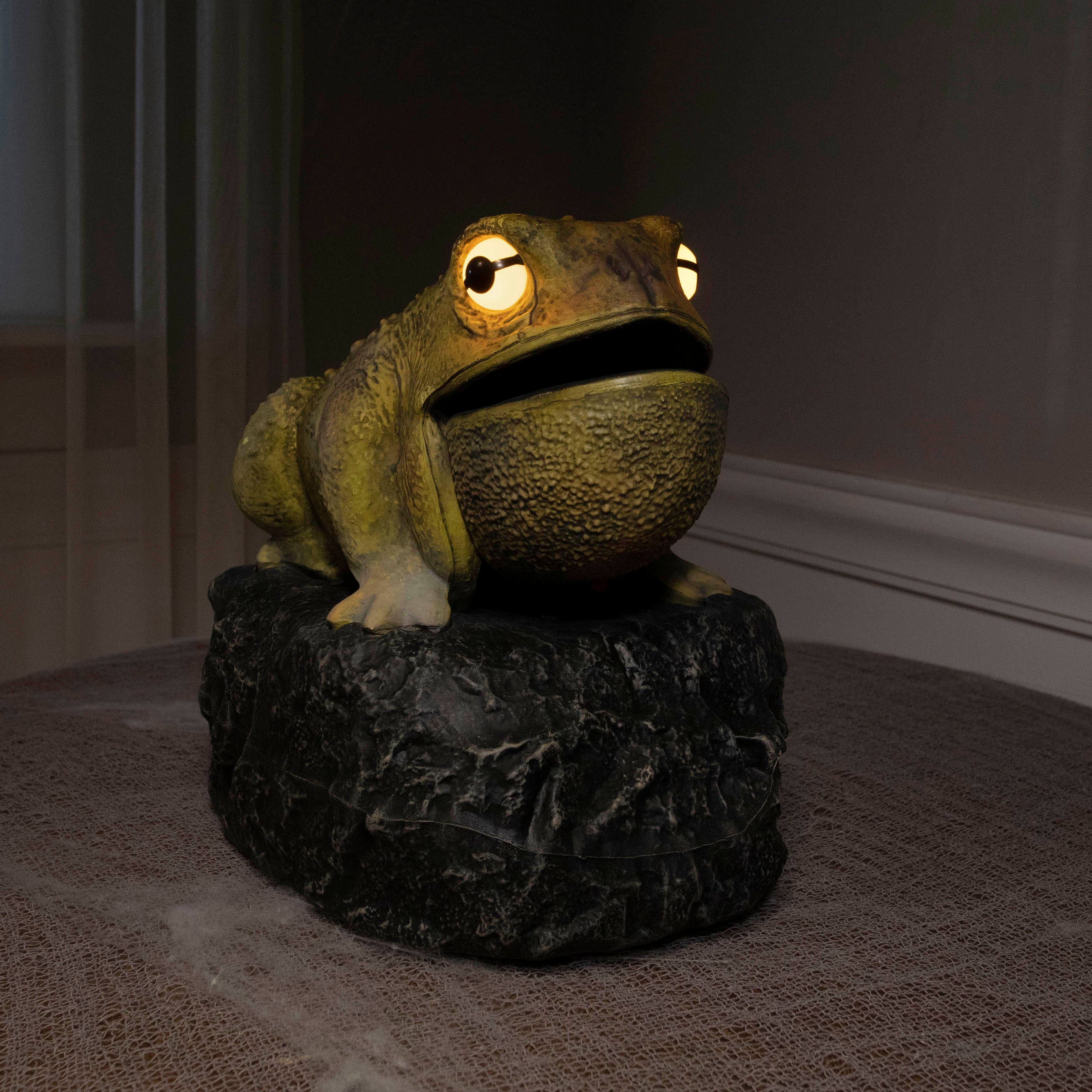 11.25" LED Animated Croaking Toad by Ashland®