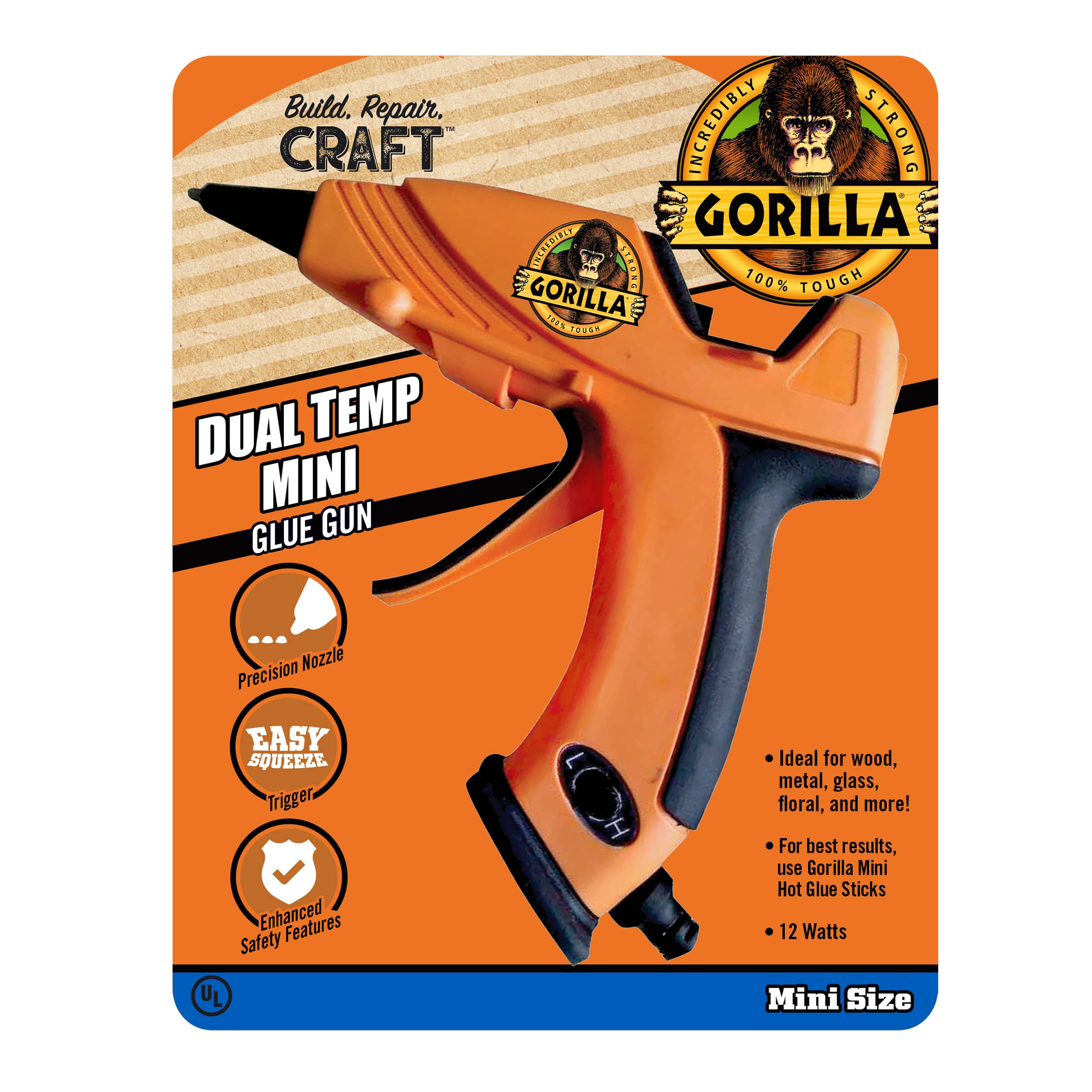 Gorilla&#xAE; Craft&#x2122; Mini Hot Glue Gun