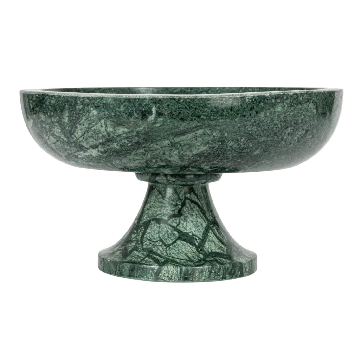 Hello Honey® 8" Green Marble Footed Pedestal Bowl