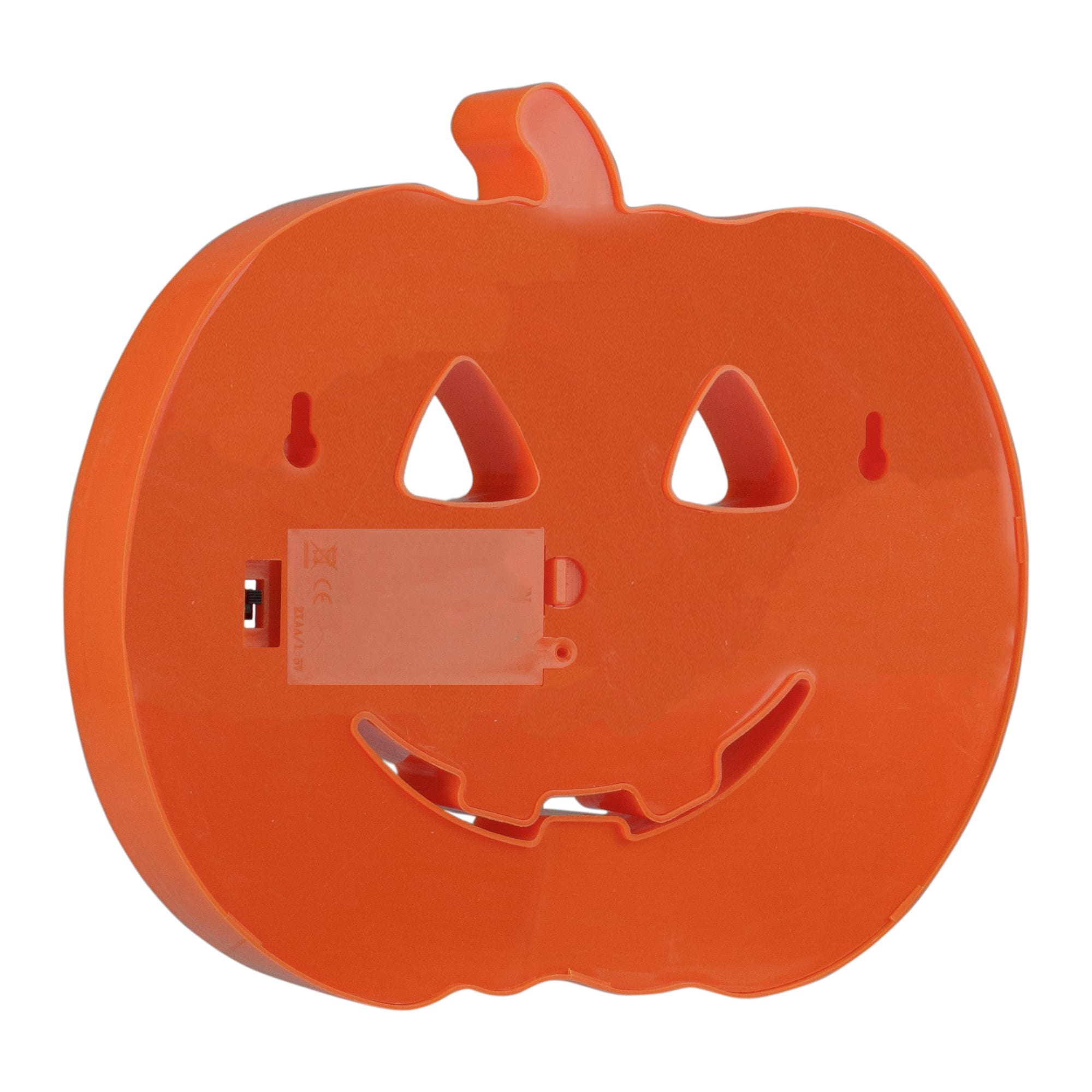 8.5" Orange Lighted Halloween Jack-o-Lantern Marquee Decoration
