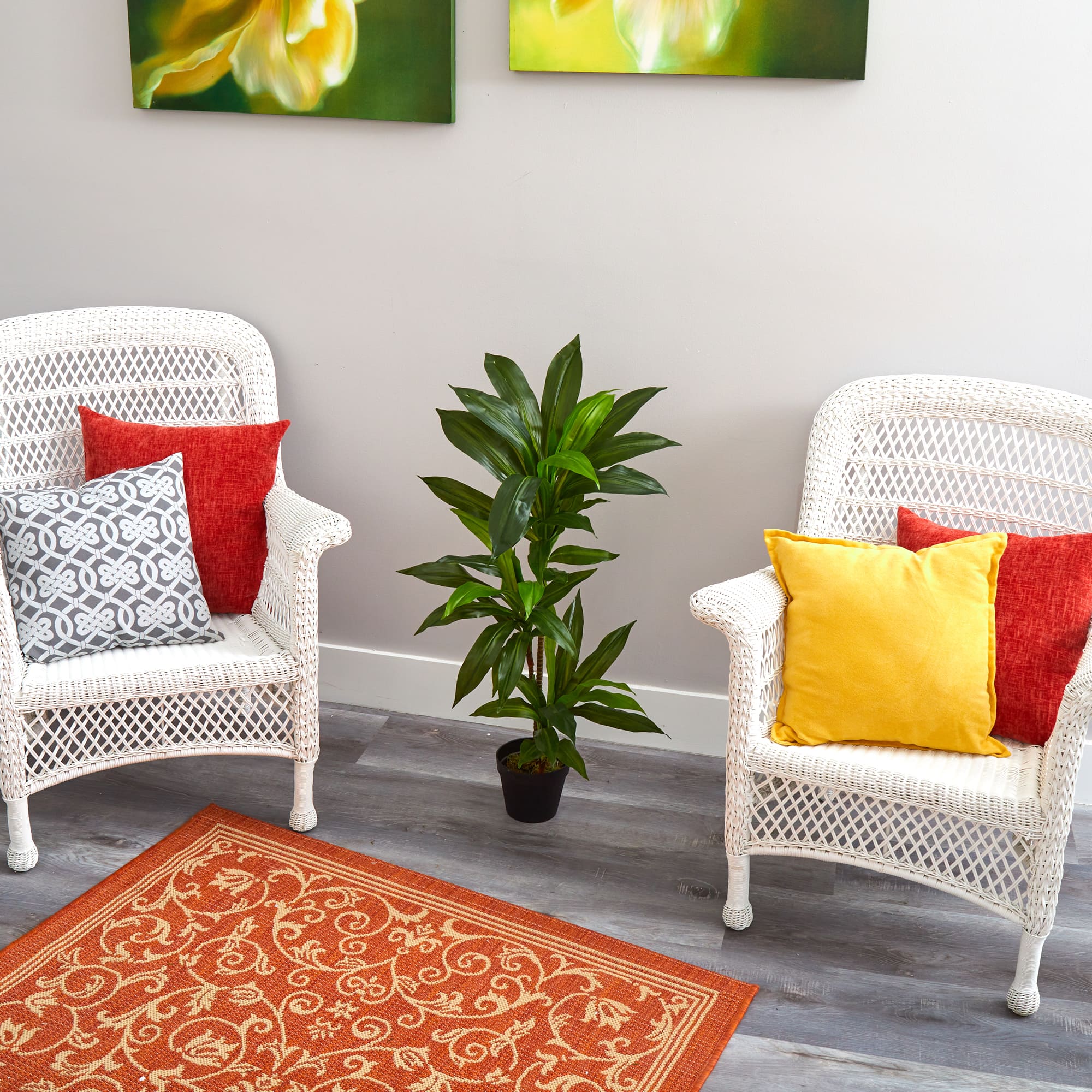 3ft. Dracaena Artificial Plant (Real Touch)