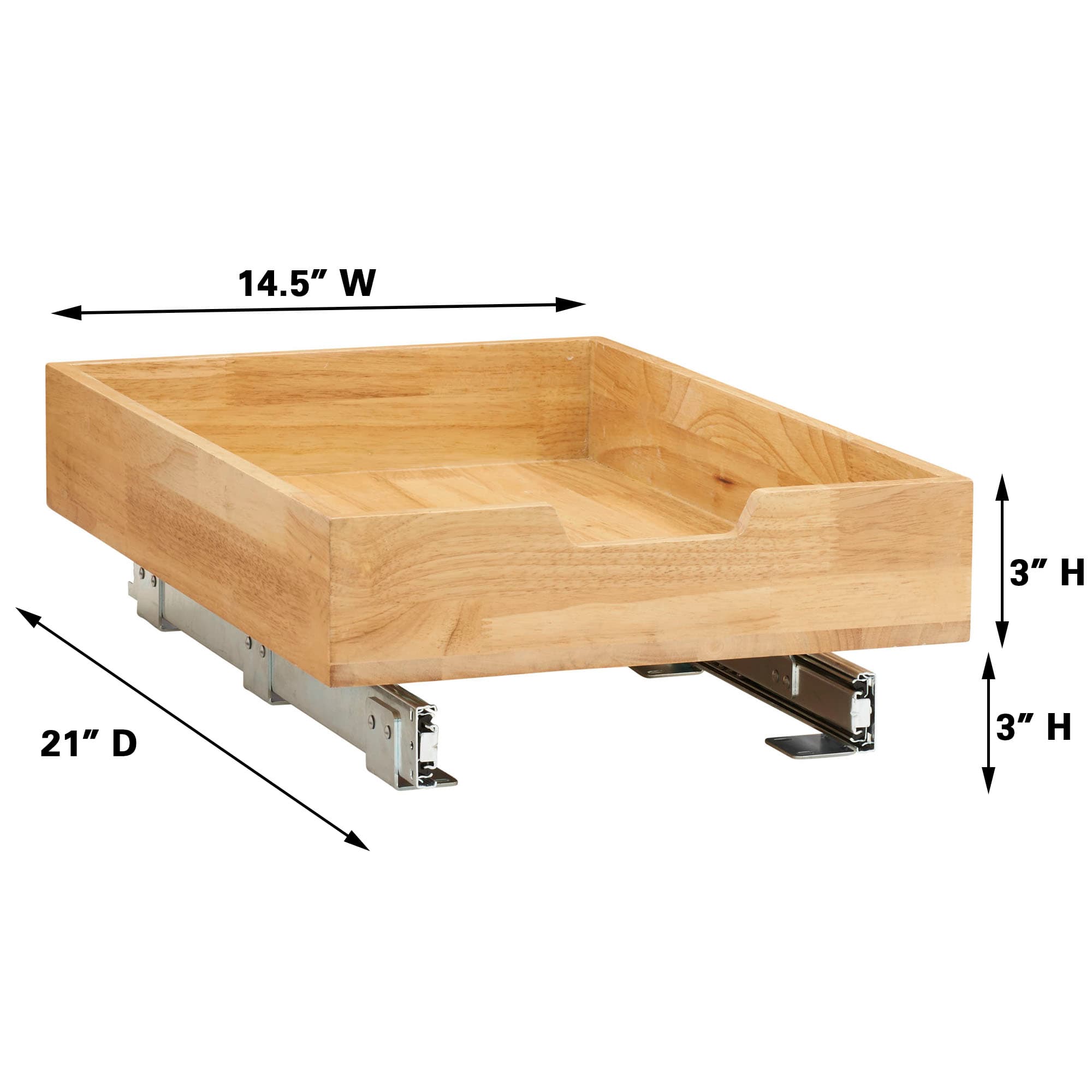 Household Essentials Glidez Wood Cabinet Organizer