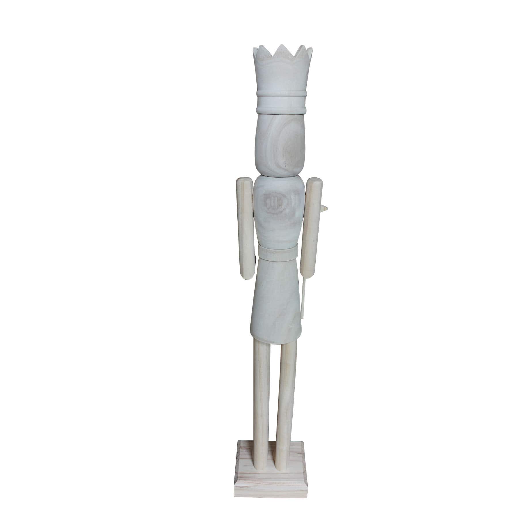 3.6ft. Queen DIY Wood Nutcracker by Make Market&#xAE;