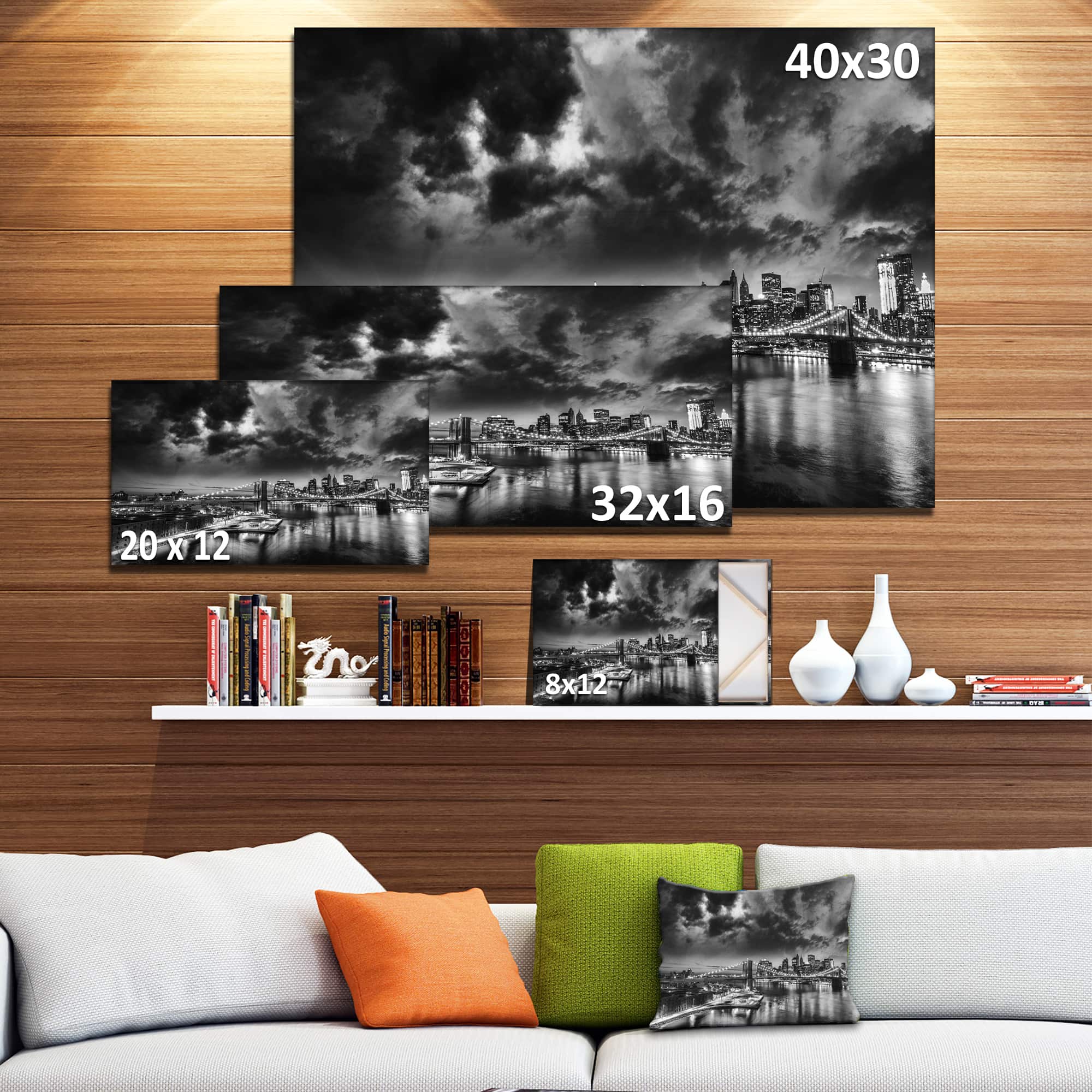 Designart - Amazing Night in New York City - Cityscape Canvas Print