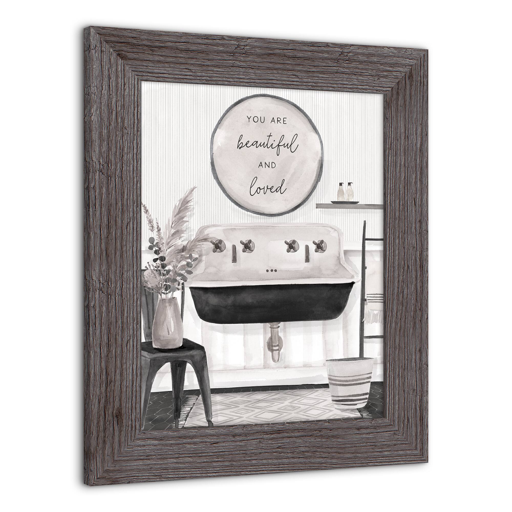 Farmhouse Sink Western Framed Print