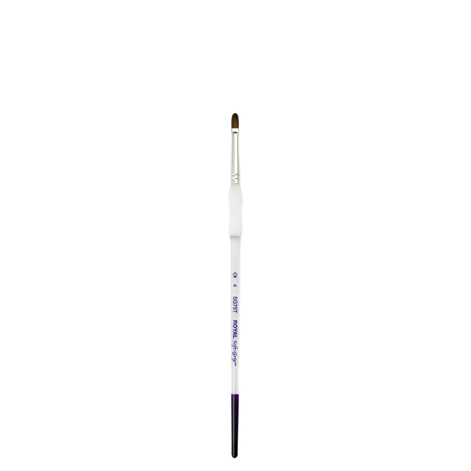 Royal & Langnickel® Soft-Grip™ Synthetic Sable Standard Handle Filbert Brush