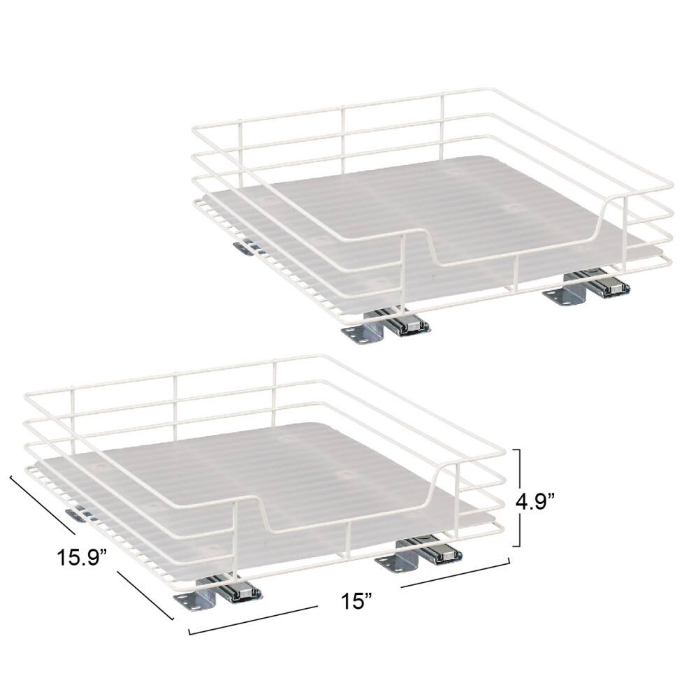 Household Essentials Glidez Lined Cabinet Organizer