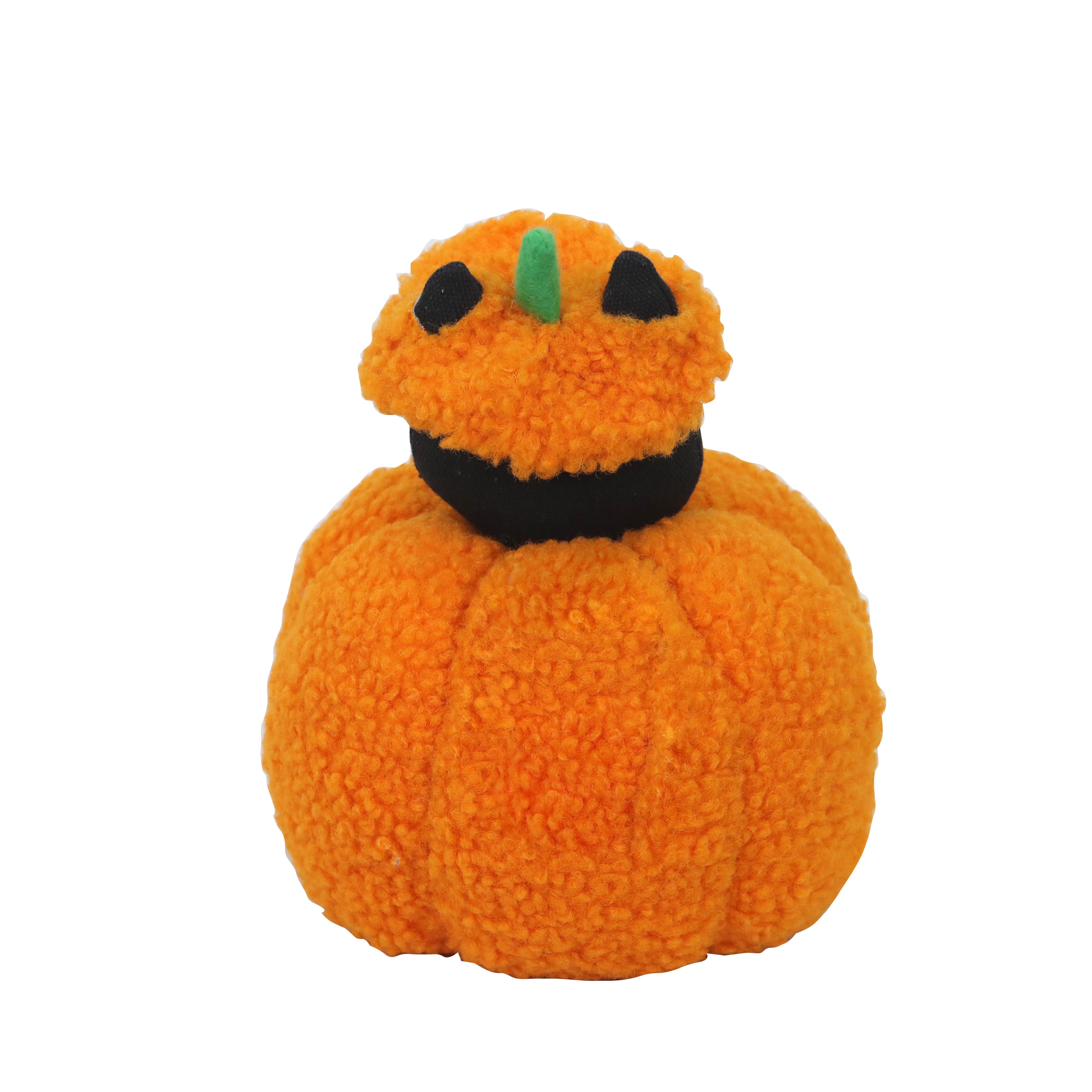 7.25&#x22; Stuffed Black Cat Jack-o&#x27;-Lantern Tabletop D&#xE9;cor by Ashland&#xAE;