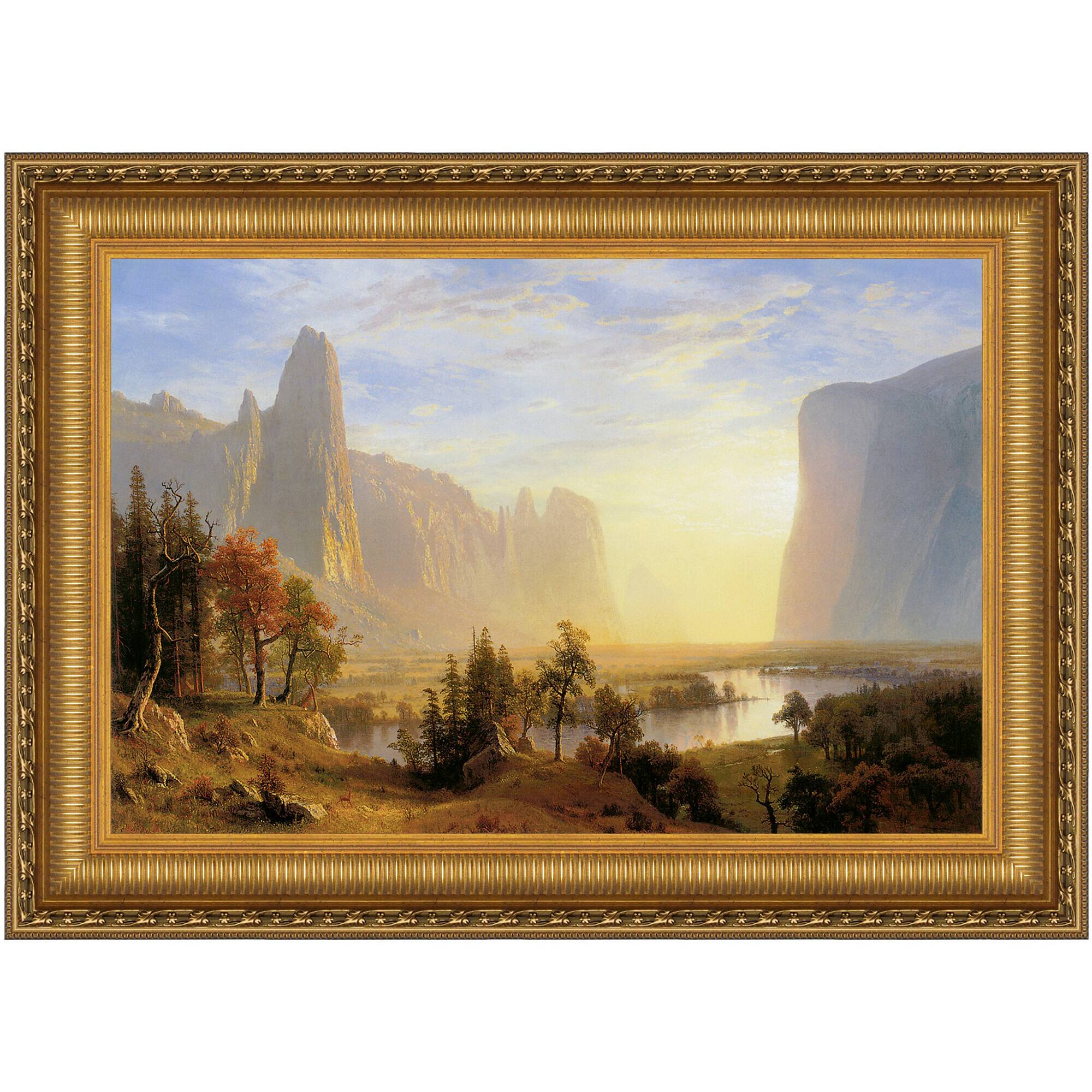 17.25" Yosemite Valley 1868 Canvas Replica Painting