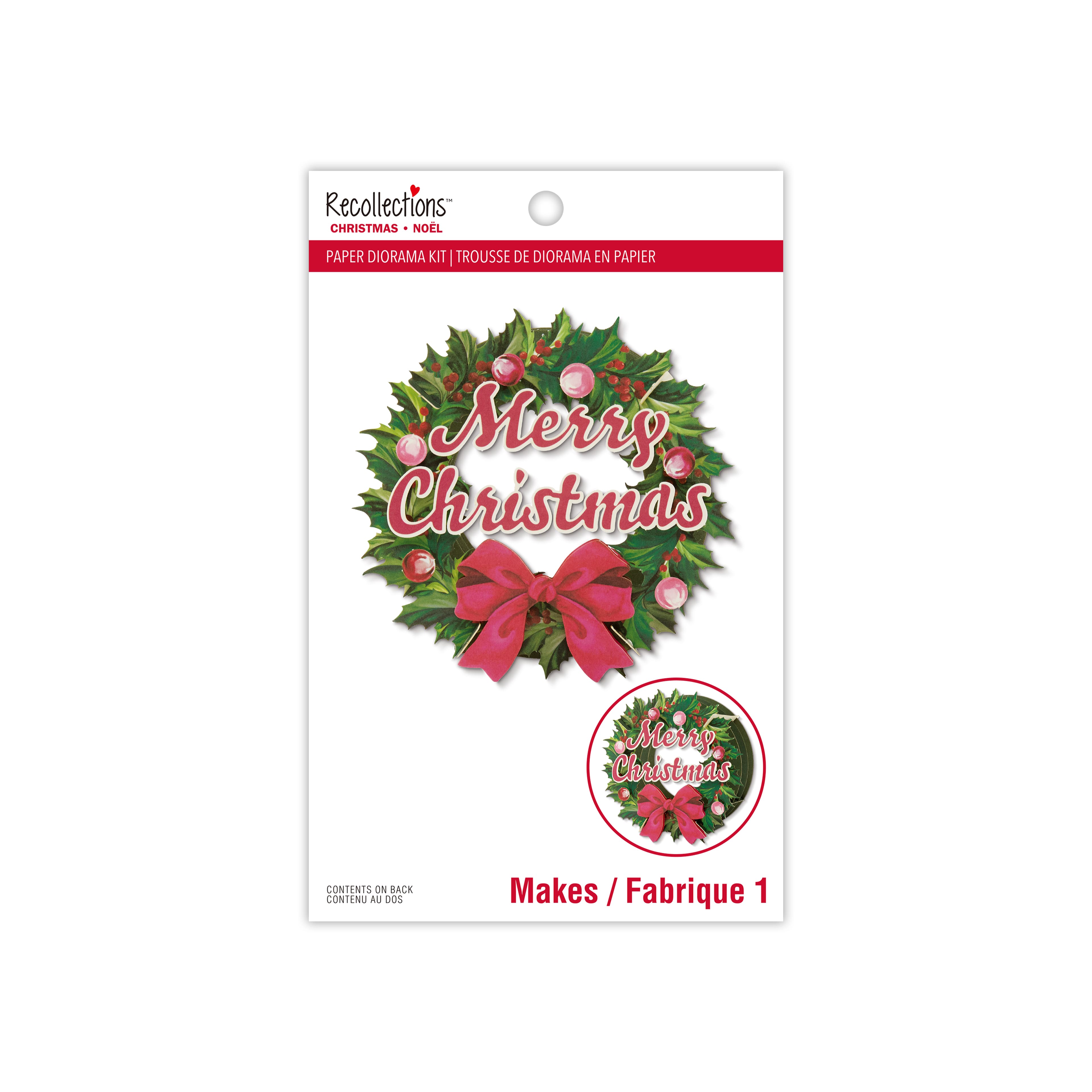Wreath Paper Diorama Kit by Recollections&#x2122;
