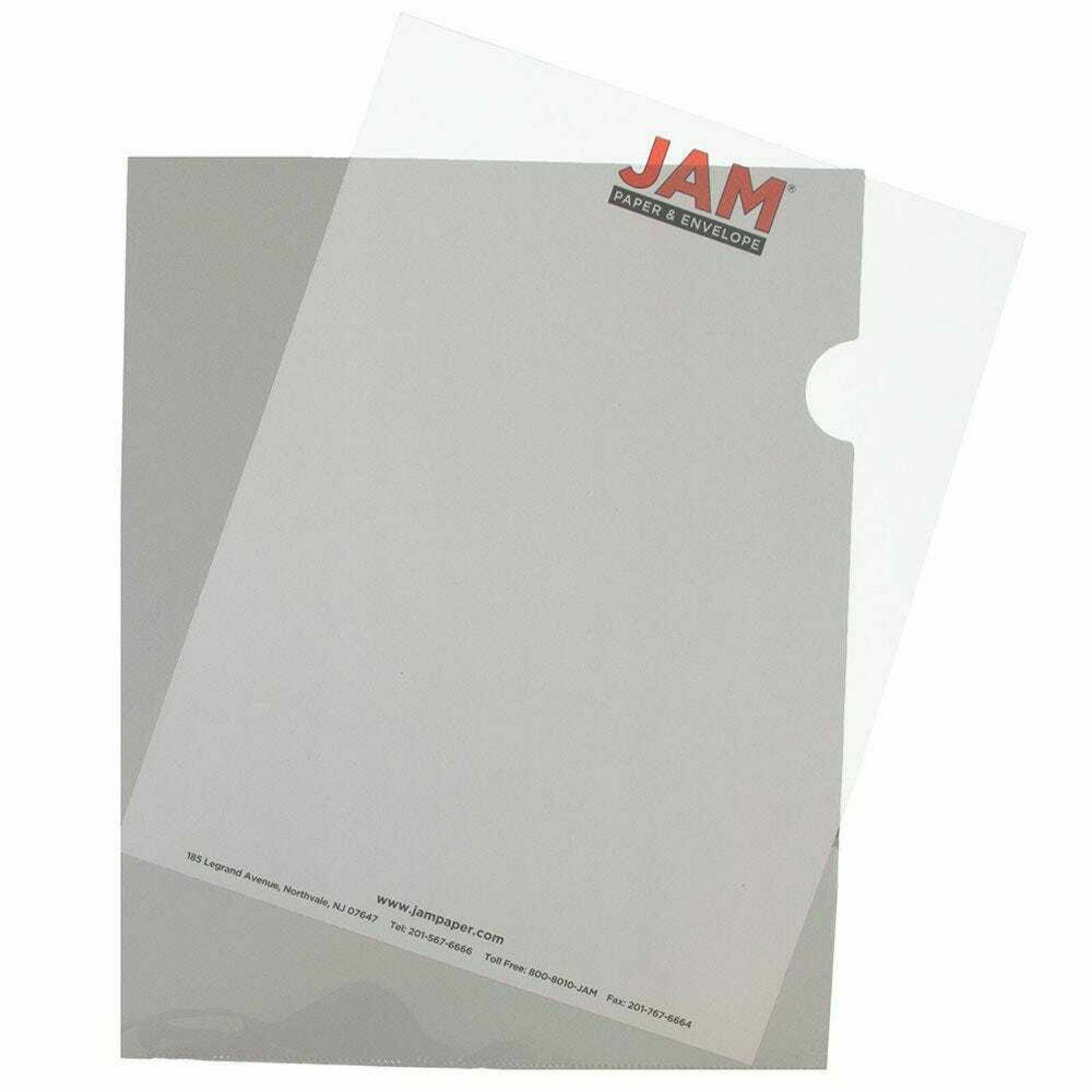 JAM Paper 9&#x22; x 11.5&#x22; Plastic Sleeves, 12ct.