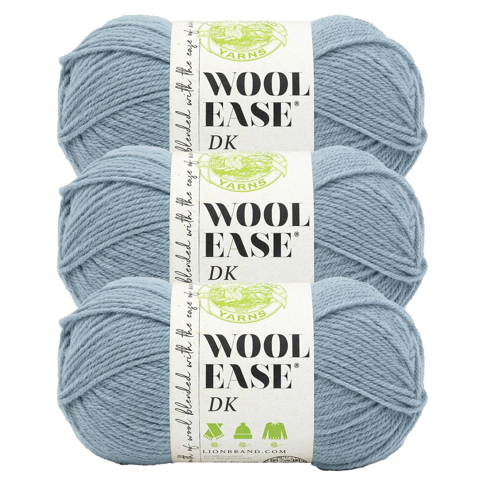 3 Pack Lion Brand&#xAE; Wool-Ease&#xAE; DK Yarn