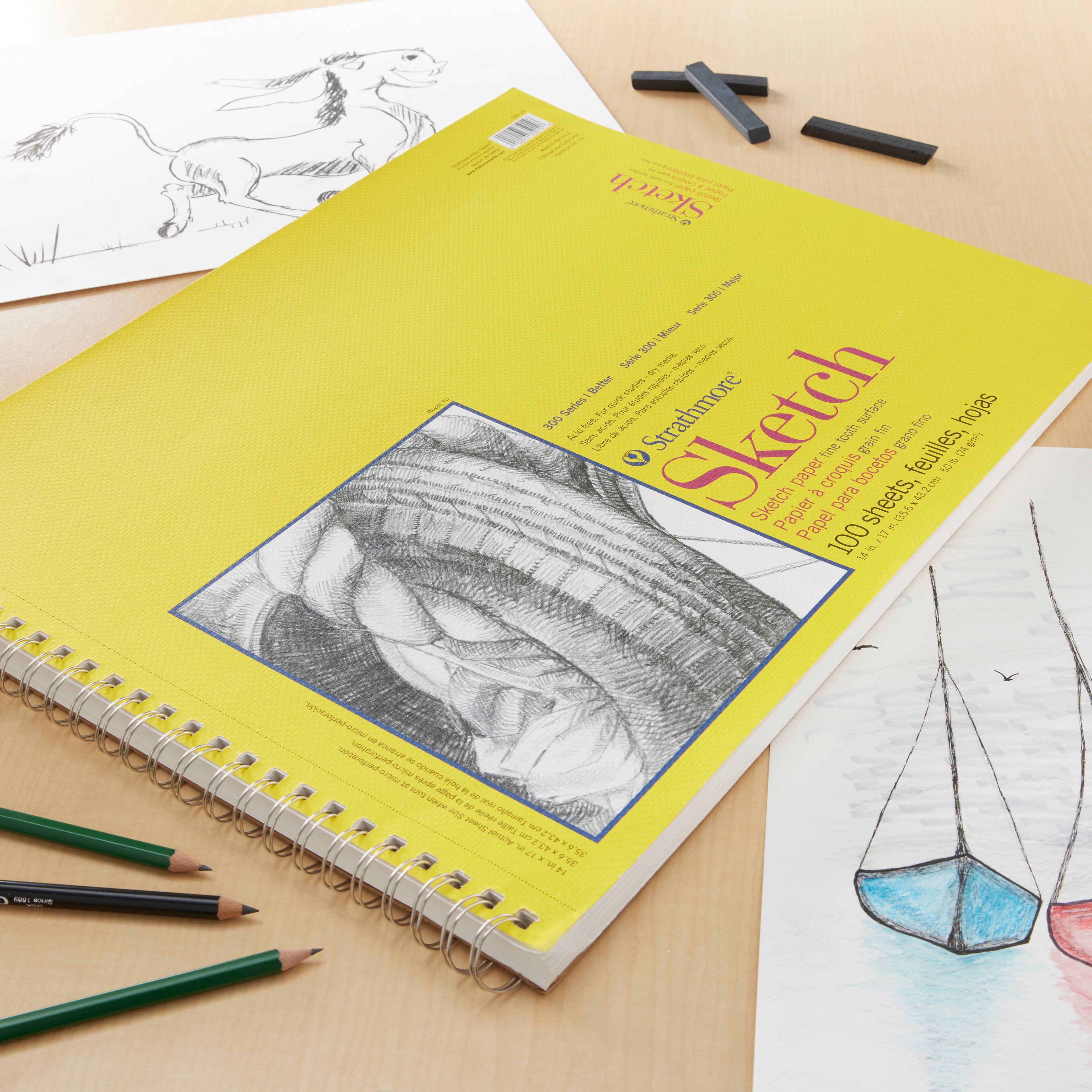 12 Pack: Strathmore&#xAE; 300 Series Wired Sketch Paper Pad