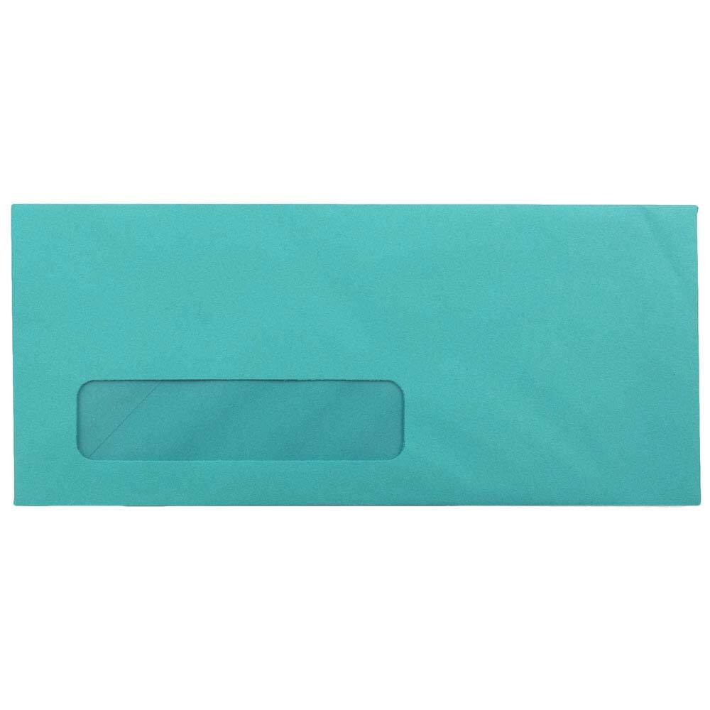 JAM Paper 4" x 9.5" Colored Business Window Envelopes, 50ct.