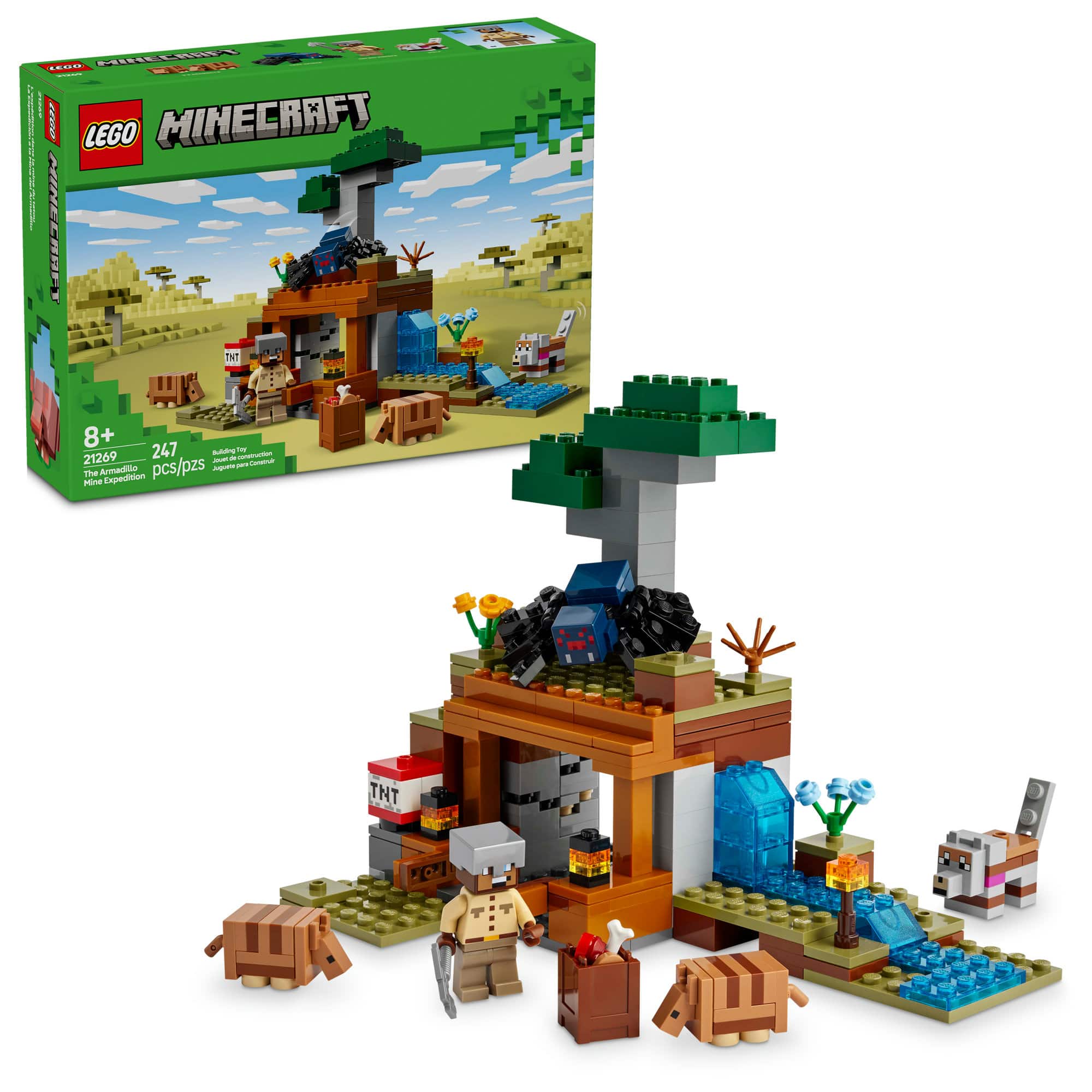 LEGO® Minecraft® The Armadillo Mine Expedition Video Game Figure 21269