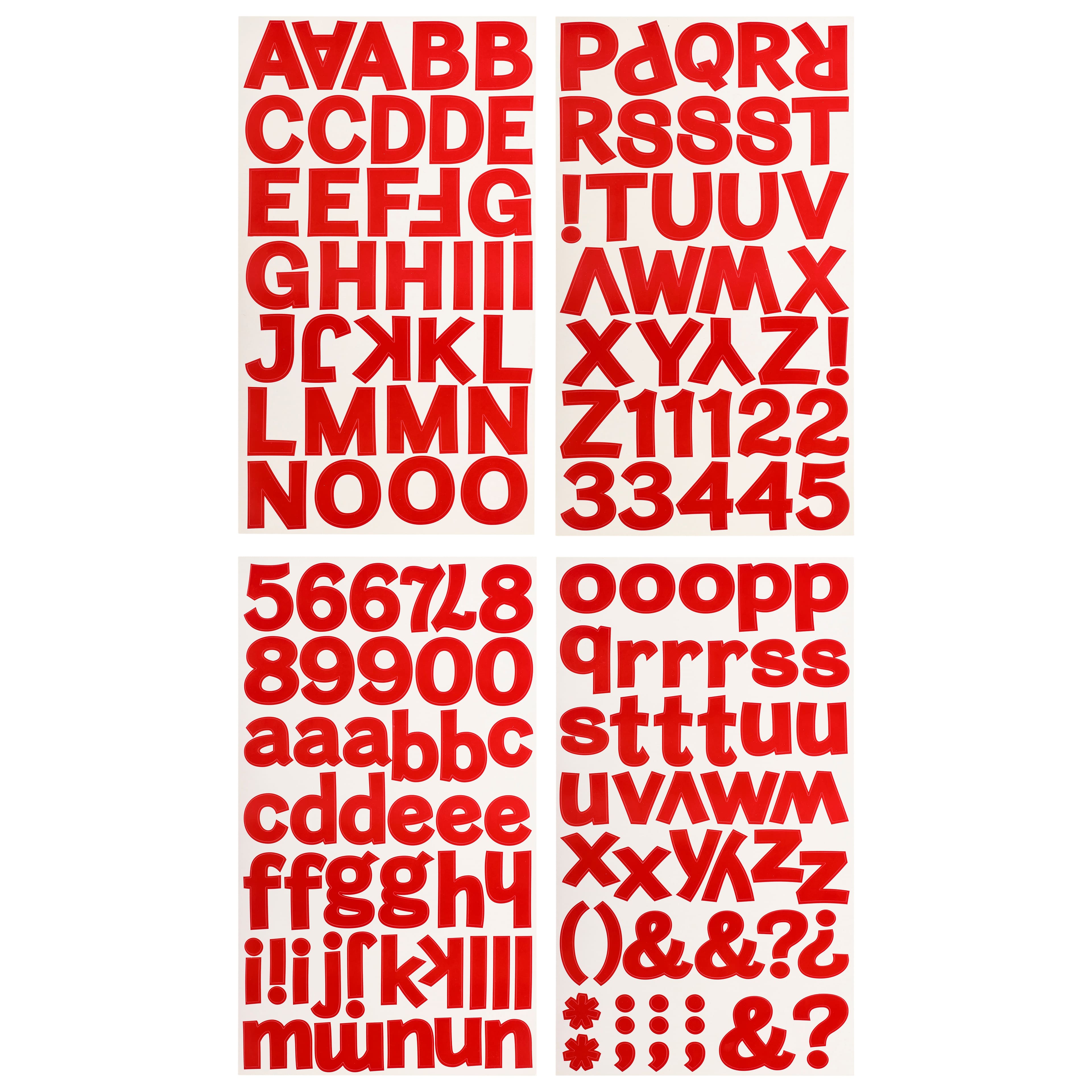 12 Packs: 160 ct. (1,920 total) Block Alphabet Stickers by Recollections™