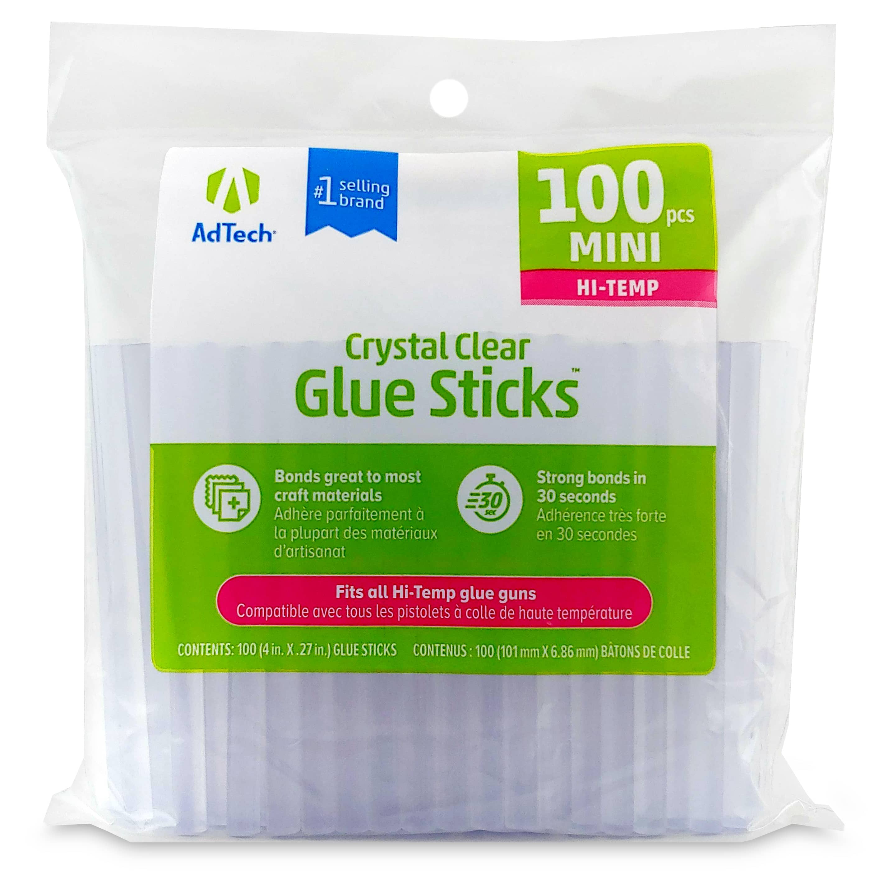 Adtech Cool Glue Super Low Temp Mini Glue Sticks - 4 x 27 in