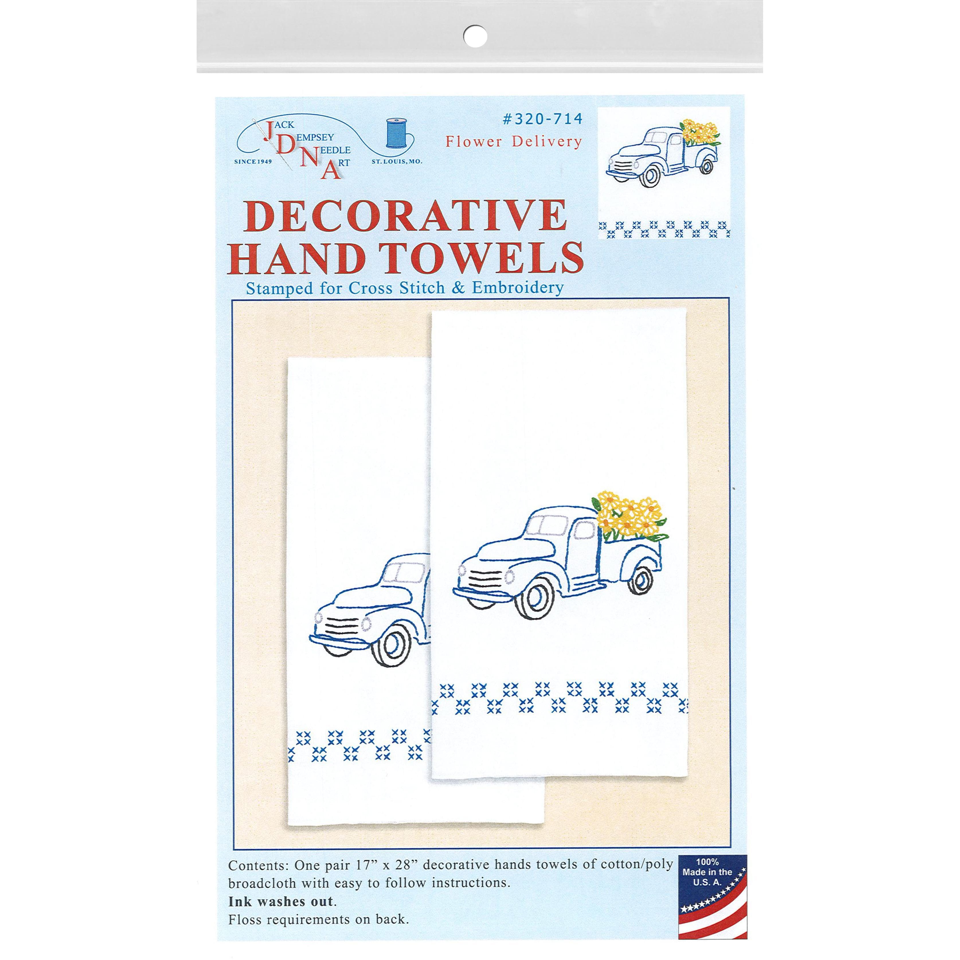 Jack Dempsey Flower Delivery Decorative Hand Towel