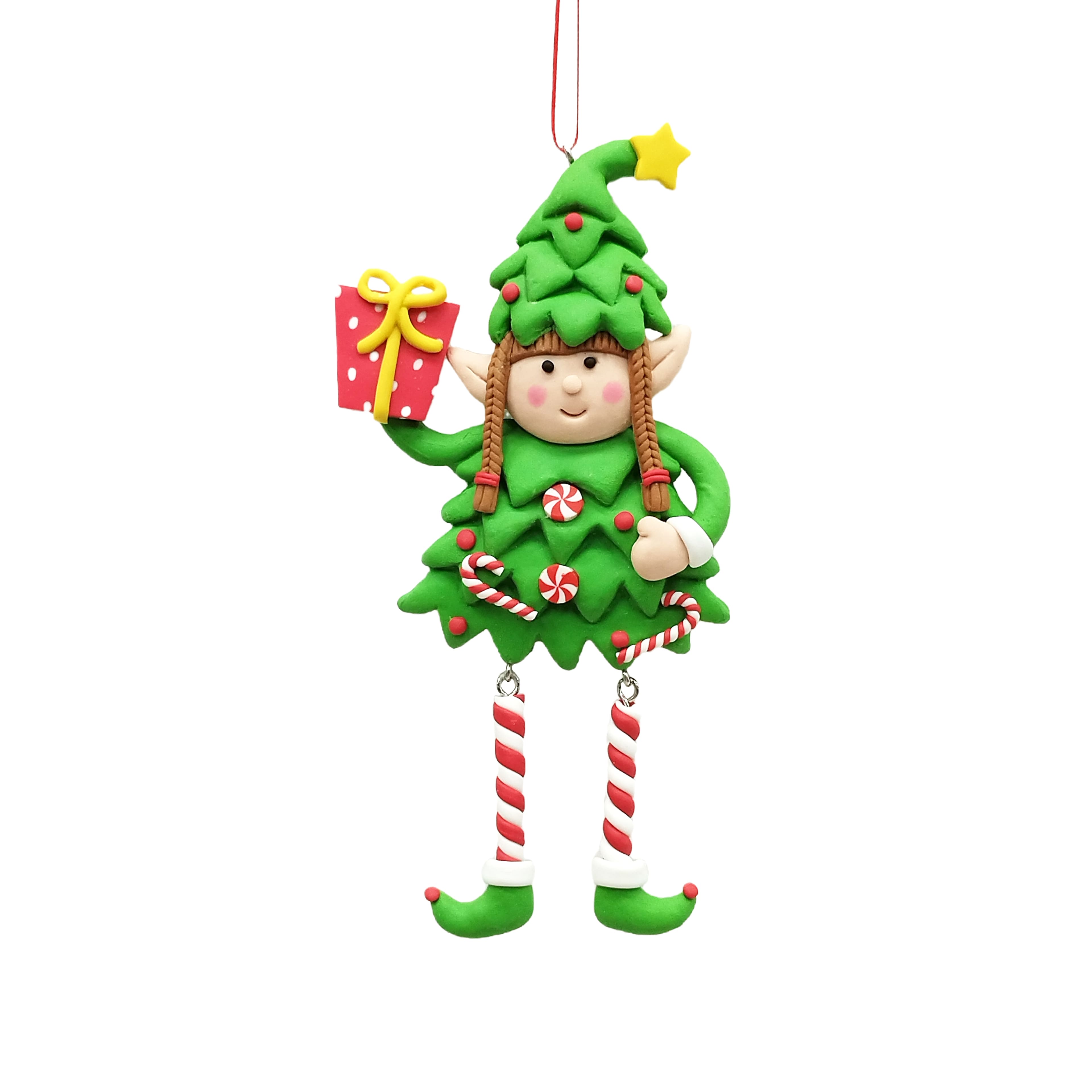 6.5&#x22; Clay Elf Ornament by Ashland&#xAE;