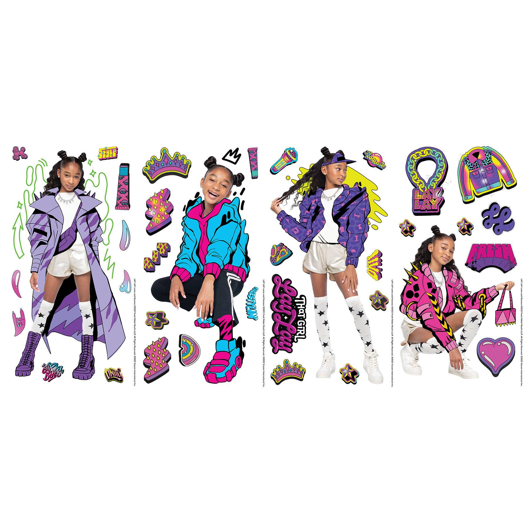RoomMates That Girl Lay Lay Peel &#x26; Stick Wall Decals