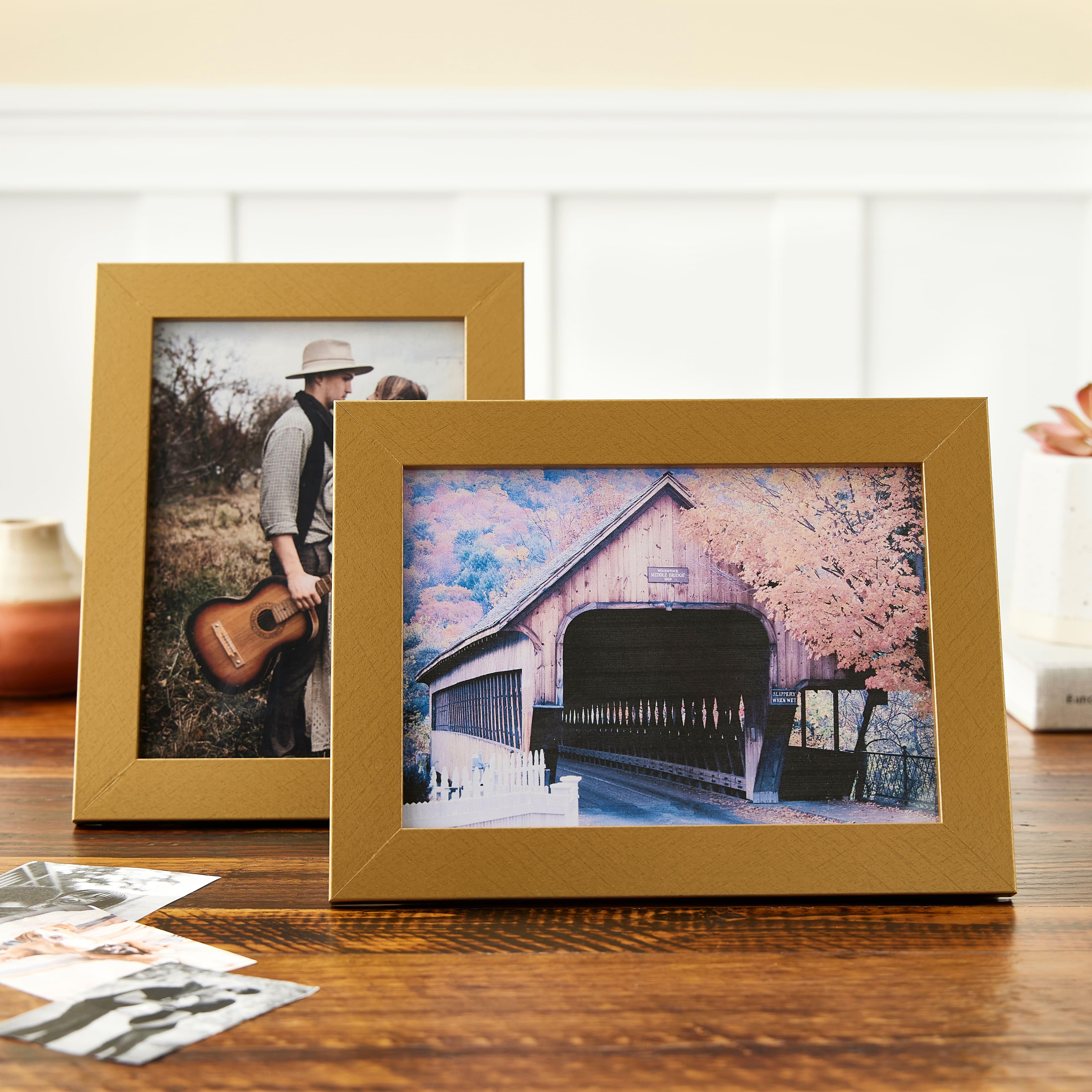 12 Packs: 2 ct. (24 total) Gold Tabletop Frames, Logan by Studio Décor®