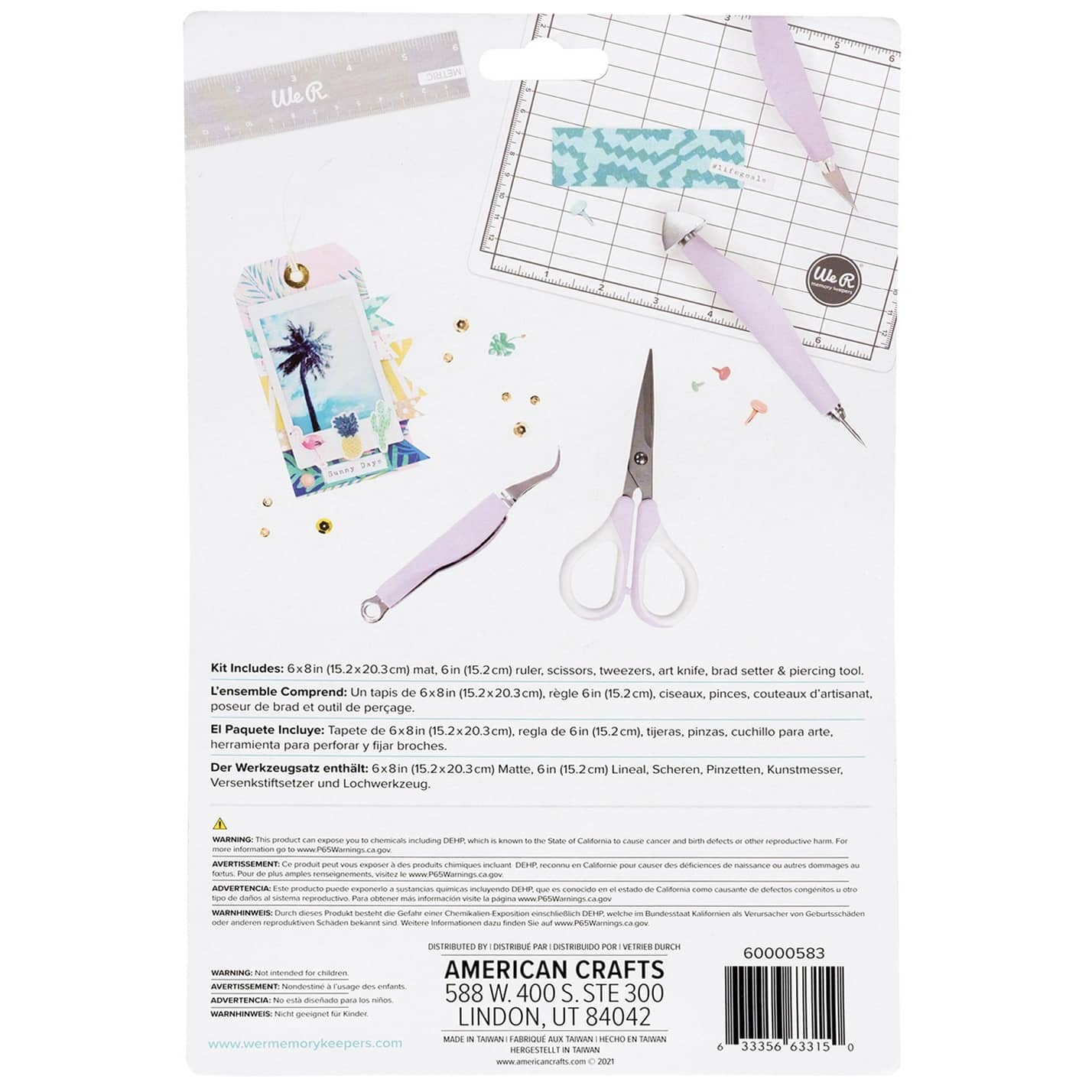 We R Memory Keepers&#xAE; Lilac Mini Tool Kit