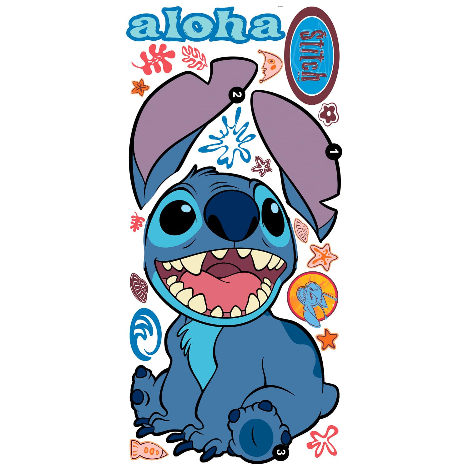RoomMates Stitch Giant Peel & Stick Wall Decals