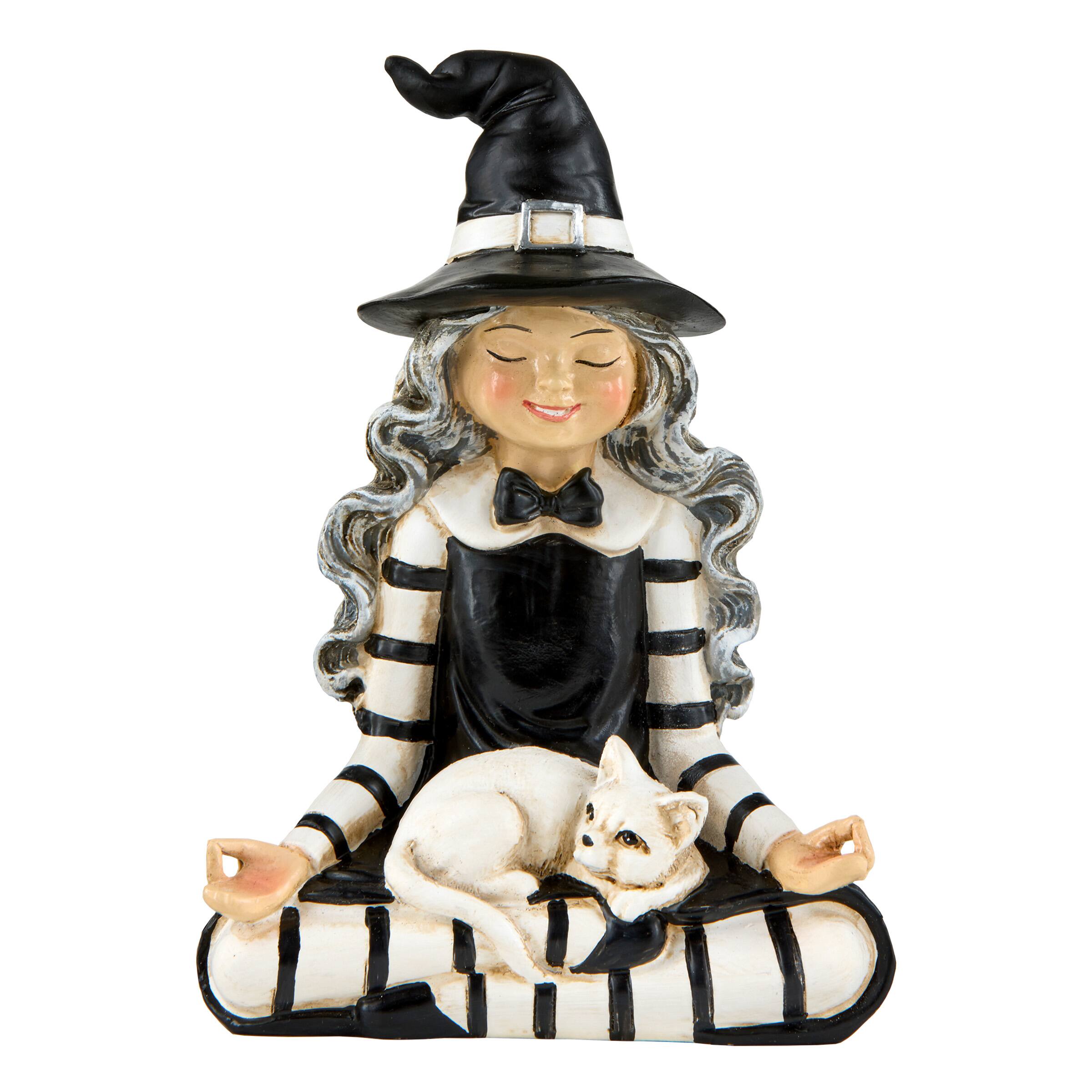 5&#x22; Yoga Witch Tabletop Figurine