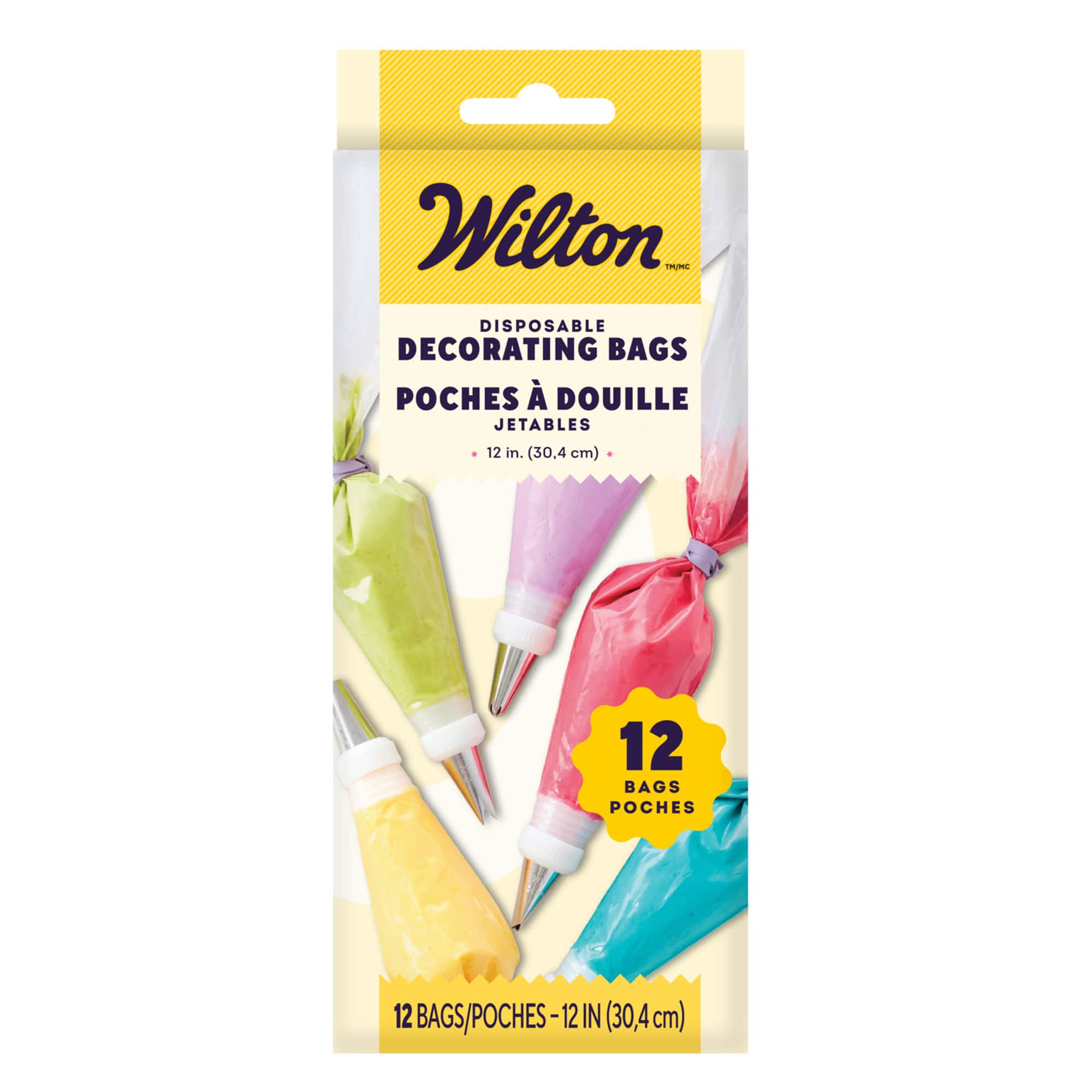 Wilton™ 12" Disposable Decorating Piping Bags, 12ct.