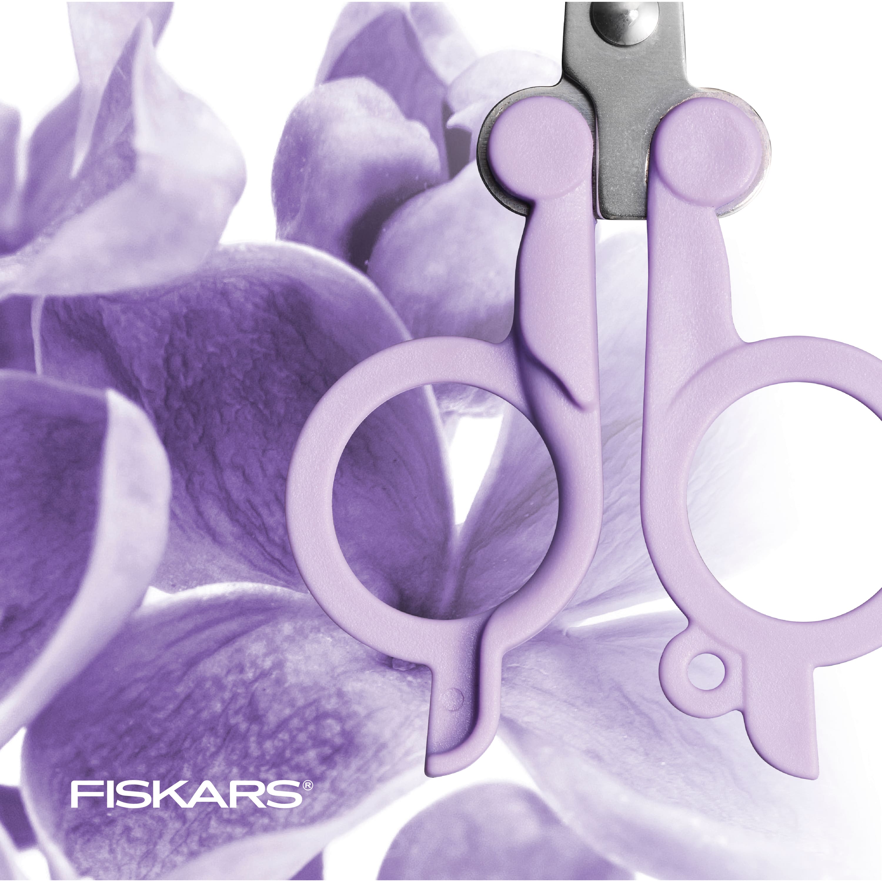 Ciseaux pliants ultra lilas de Fiskars, 10,6 cm