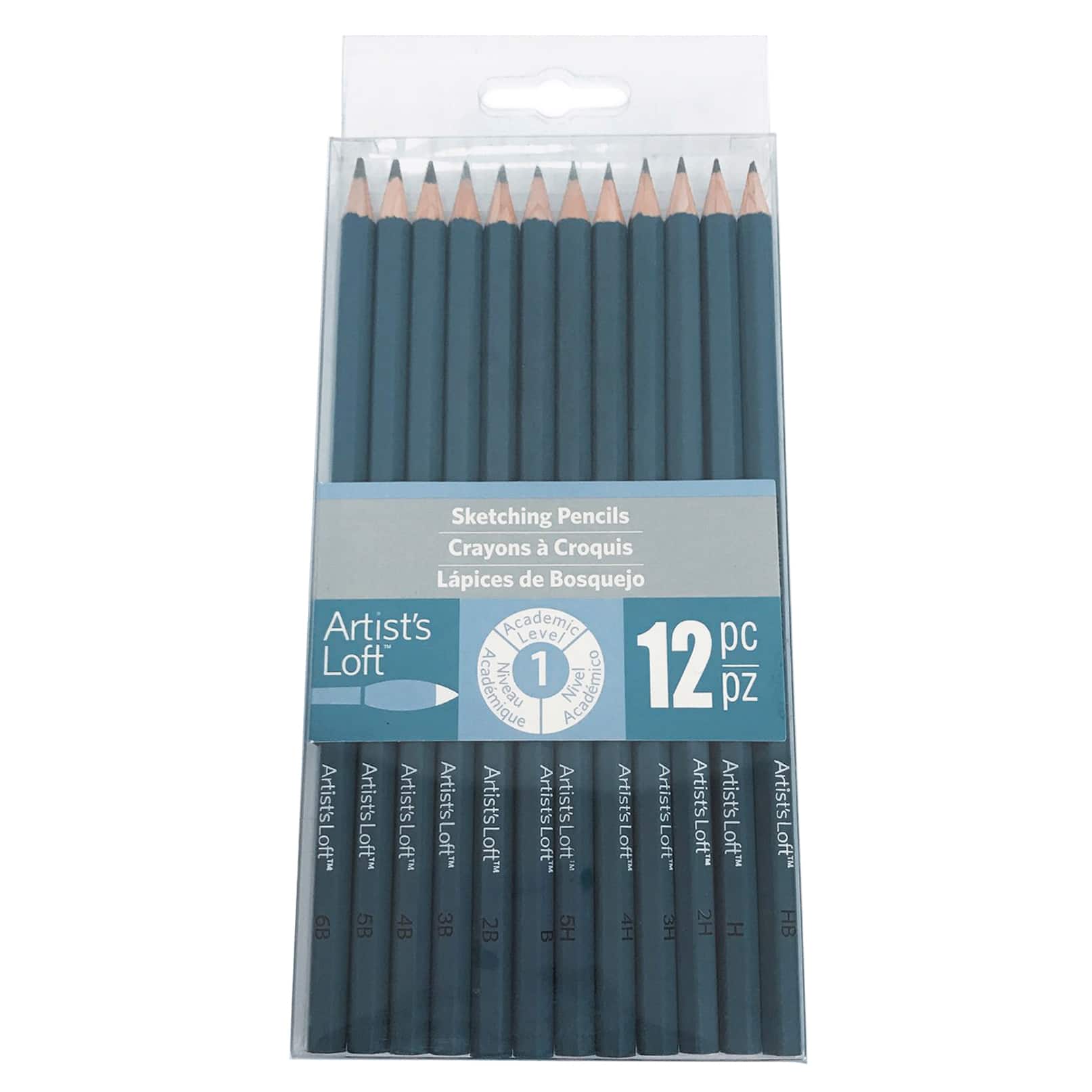 8 Packs: 12 ct. (96 total) Sketching Pencil Set by Artist&#x27;s Loft&#x2122;