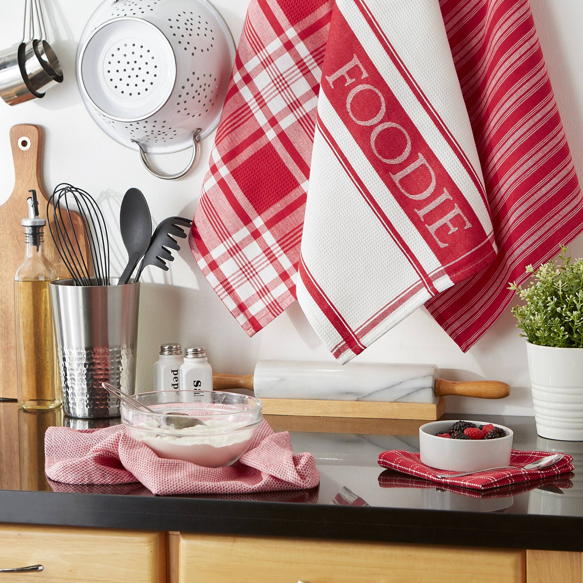 DII® Foodie Dish Towel & Dishcloth Set, Michaels