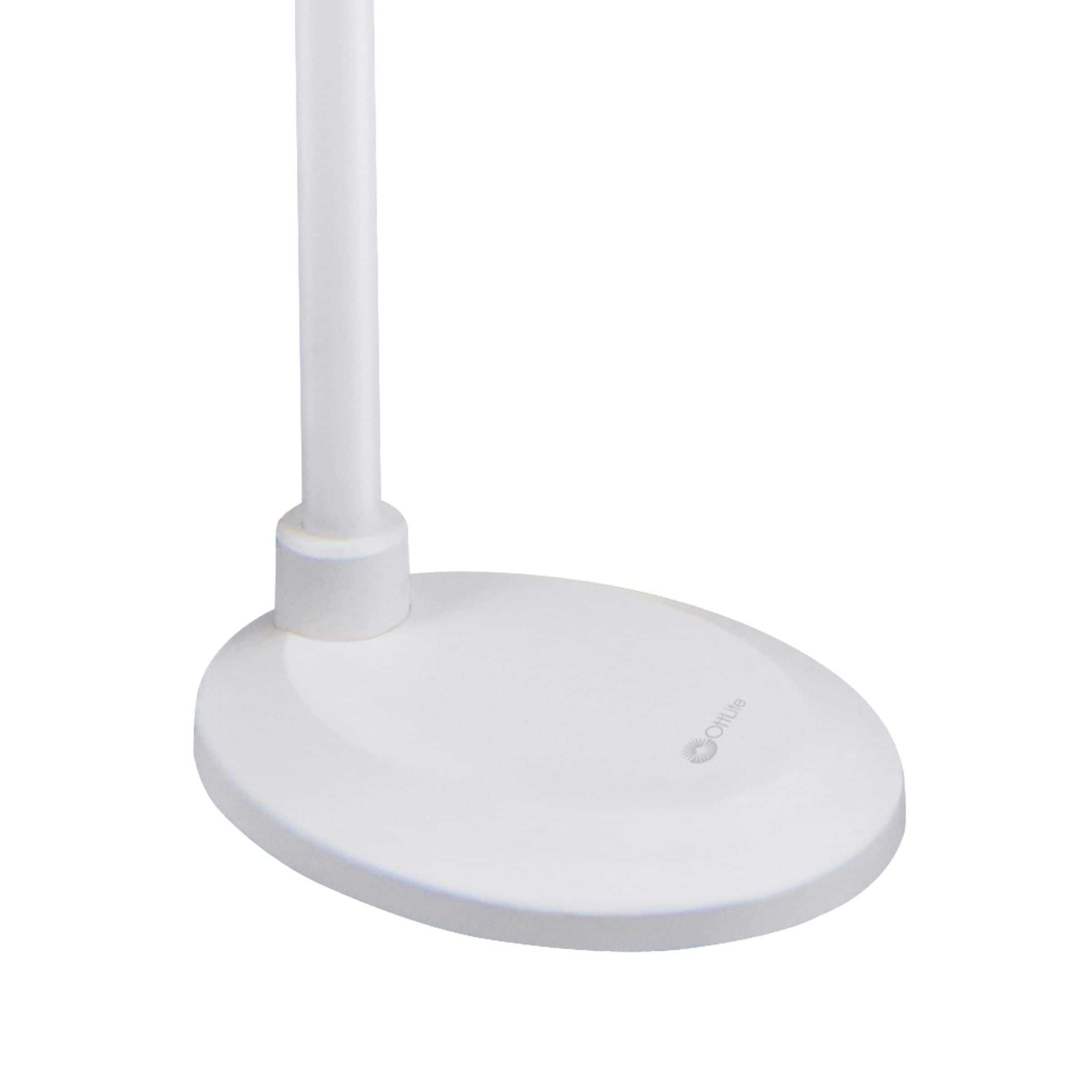 OttLite White Natural Daylight LED Flexible Floor Lamp