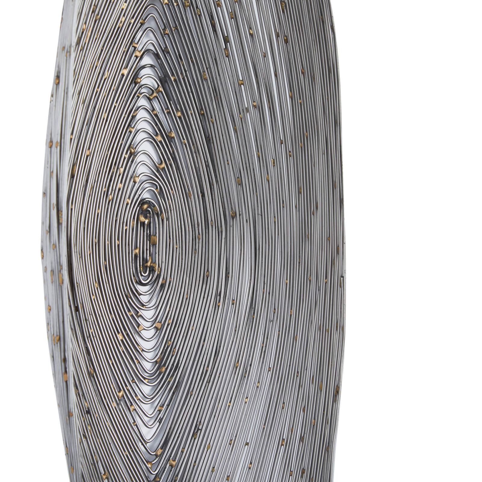 CosmoLiving by Cosmopolitan 23" Silver Contemporary Wall Sconce