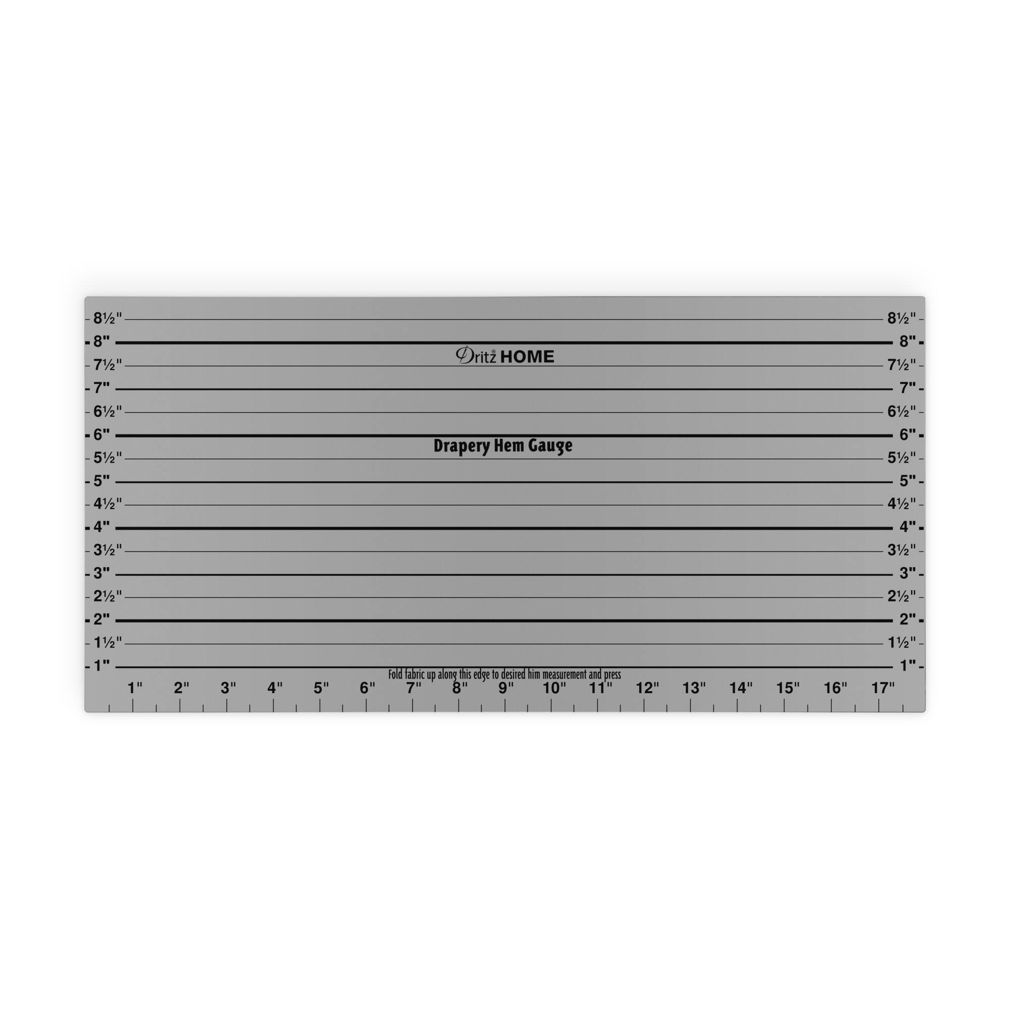 Dritz&#xAE; Home Drapery Hem Gauge, 18&#x22; x 9&#x22;
