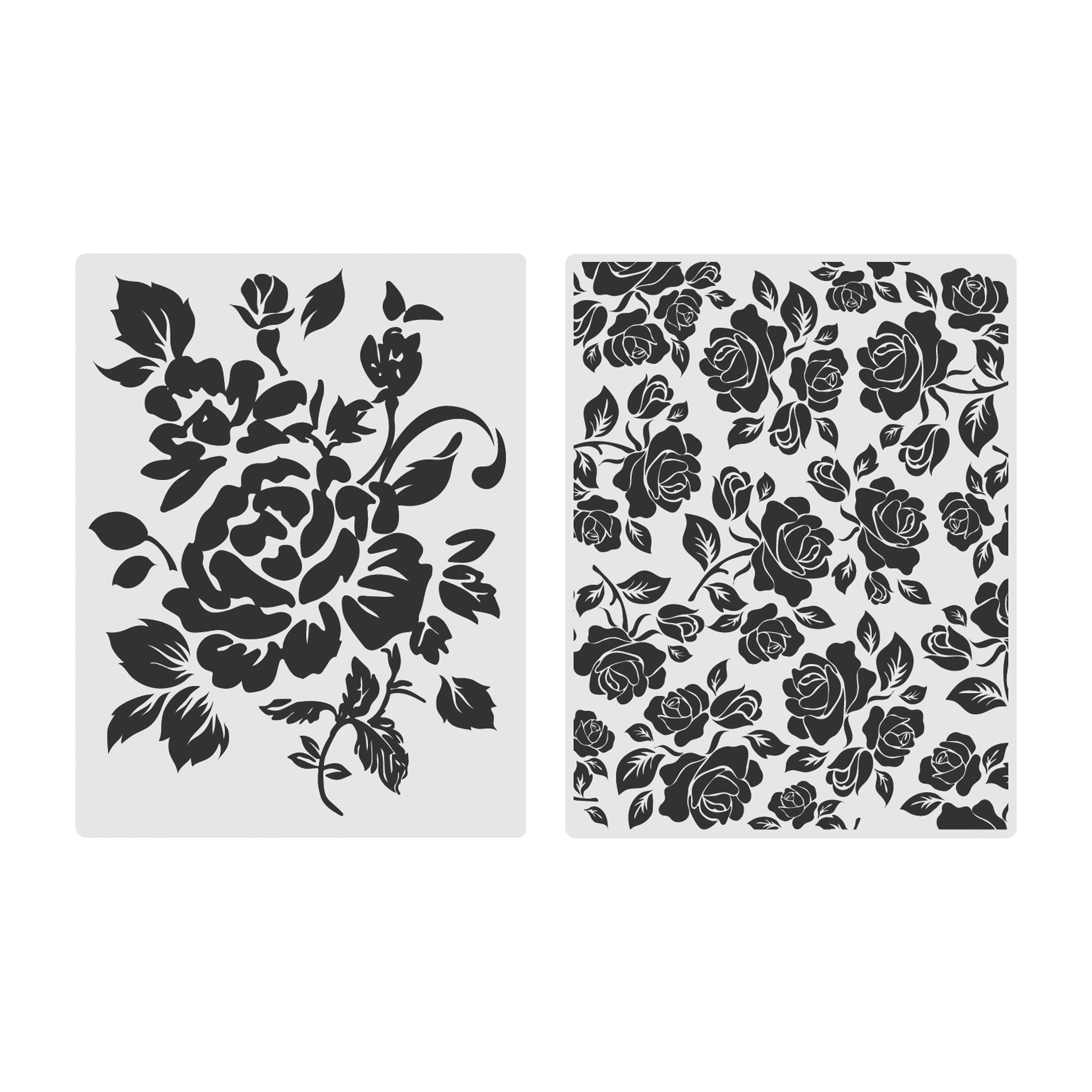 12 Pack: Rose Embossing Folders Set by Recollections™