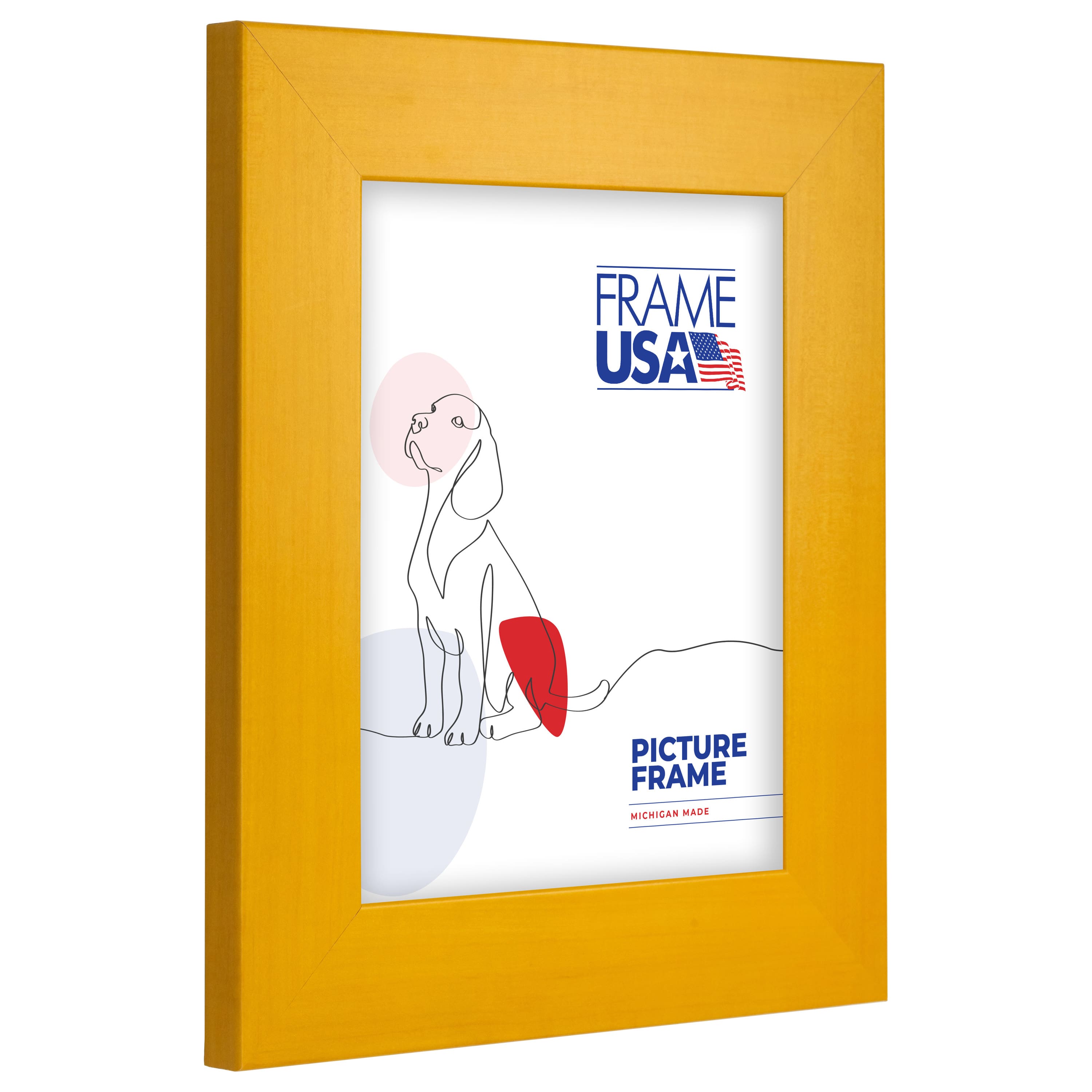 Frame USA Colori Large Yellow Single Image Picture Frame