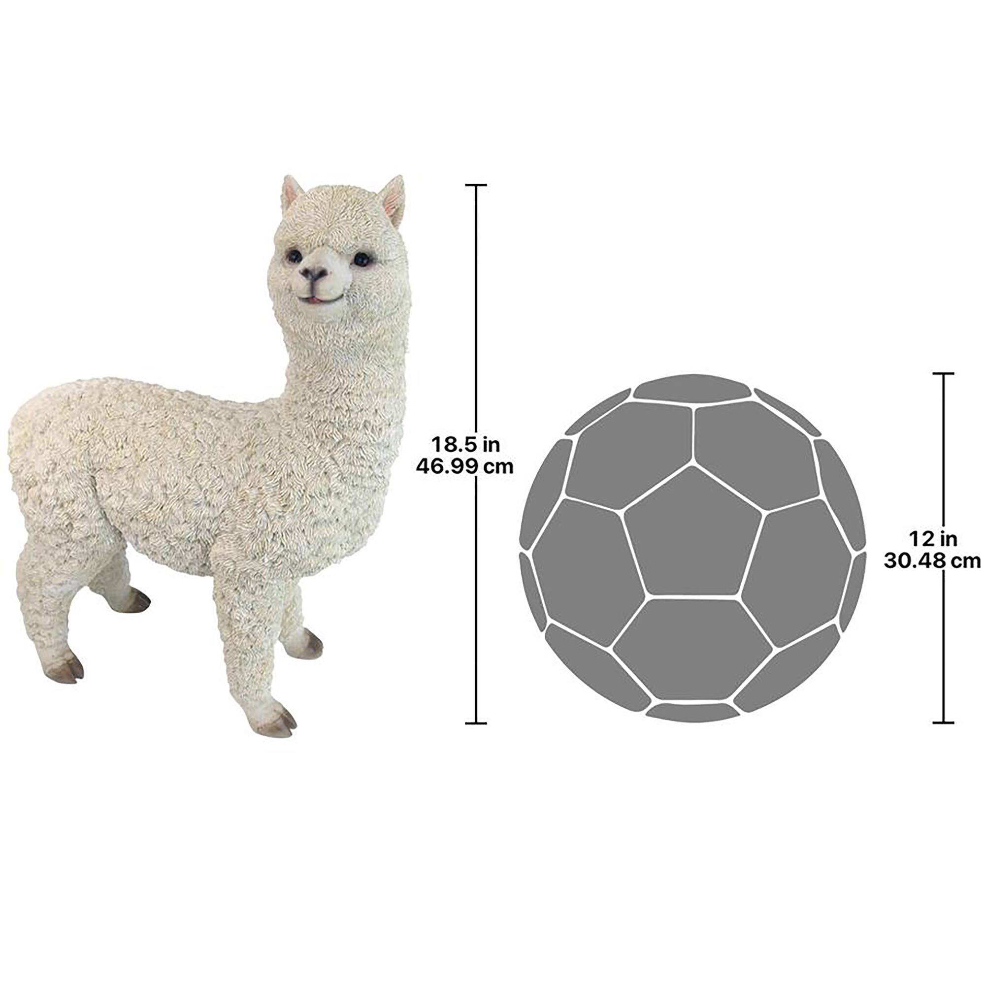 Design Toscano 18&#x22; Alpaca Garden Statue