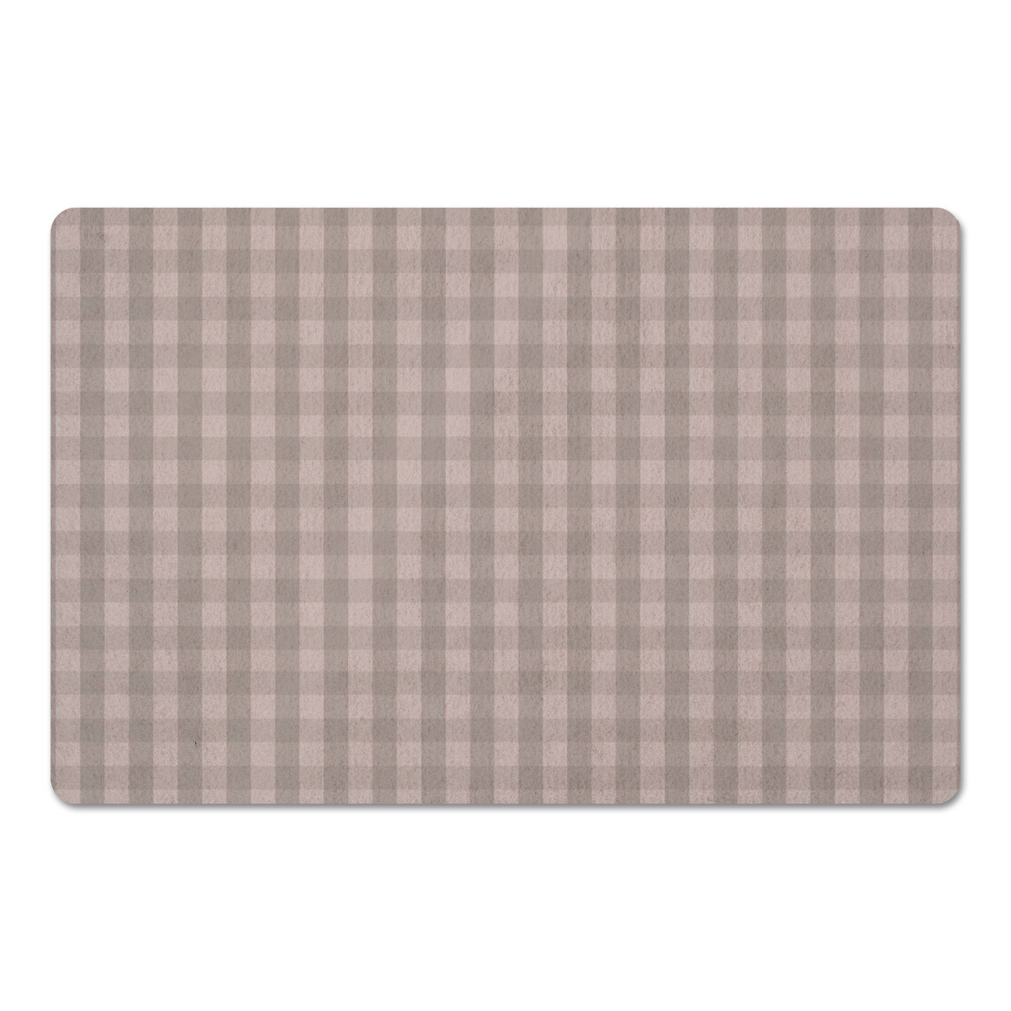 Plaid Floor Mat