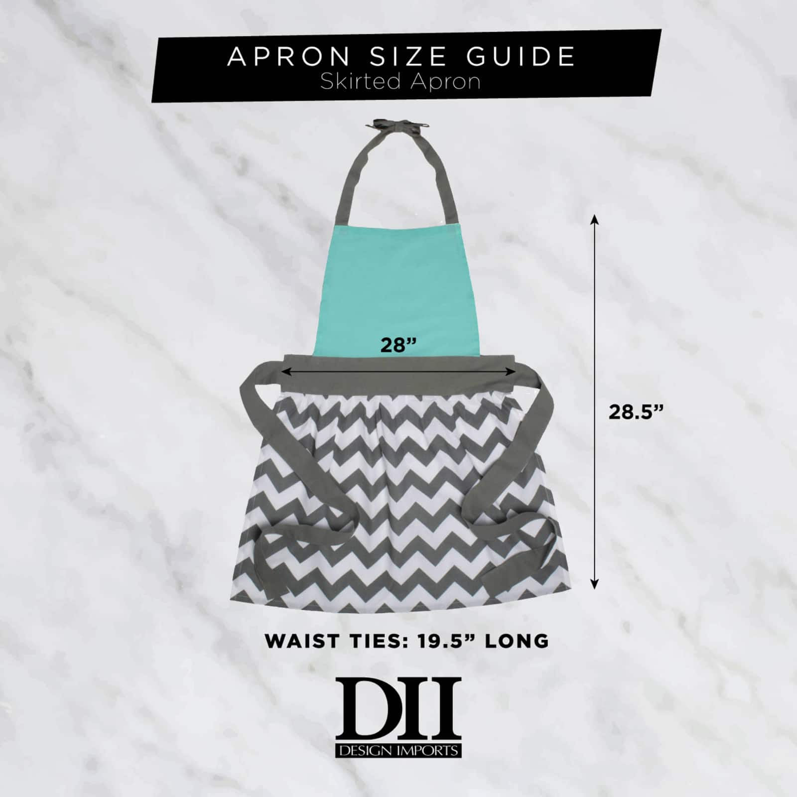 DII&#xAE; Gingham Print Apron