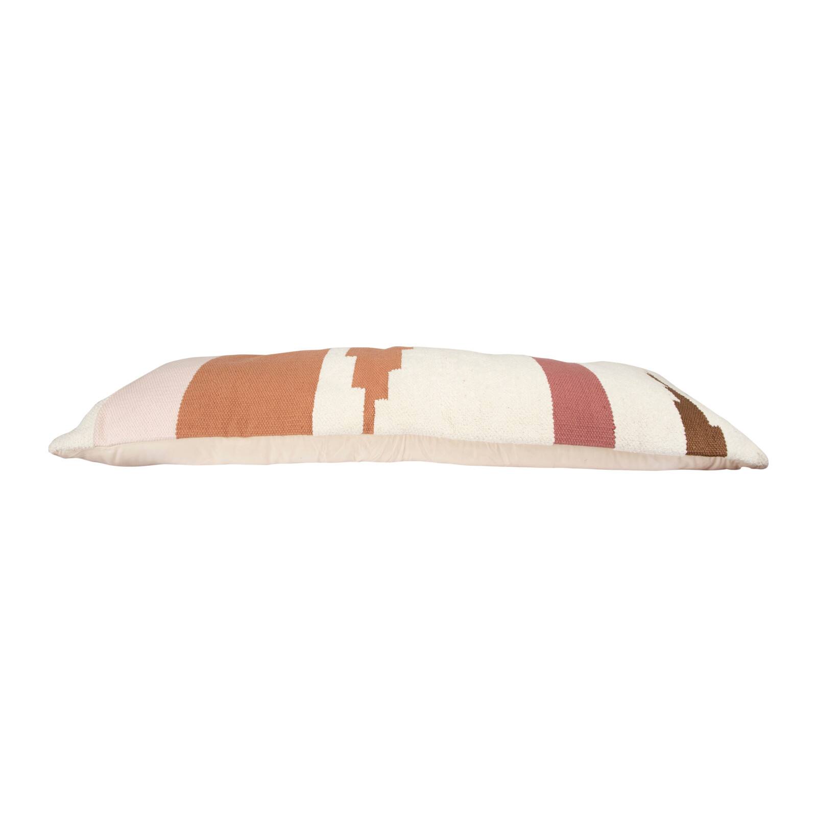 Hello Honey&#xAE; Multicolor Kilim Handwoven Cotton Lumbar Pillow