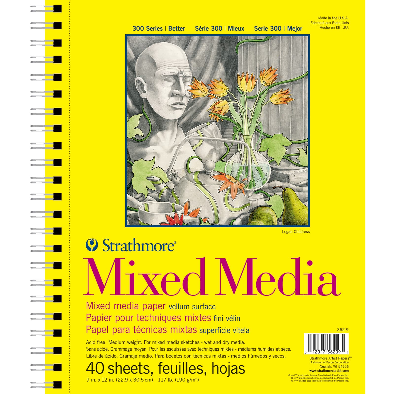 12 Pack: Strathmore&#xAE; 300 Series Mixed Media Pad