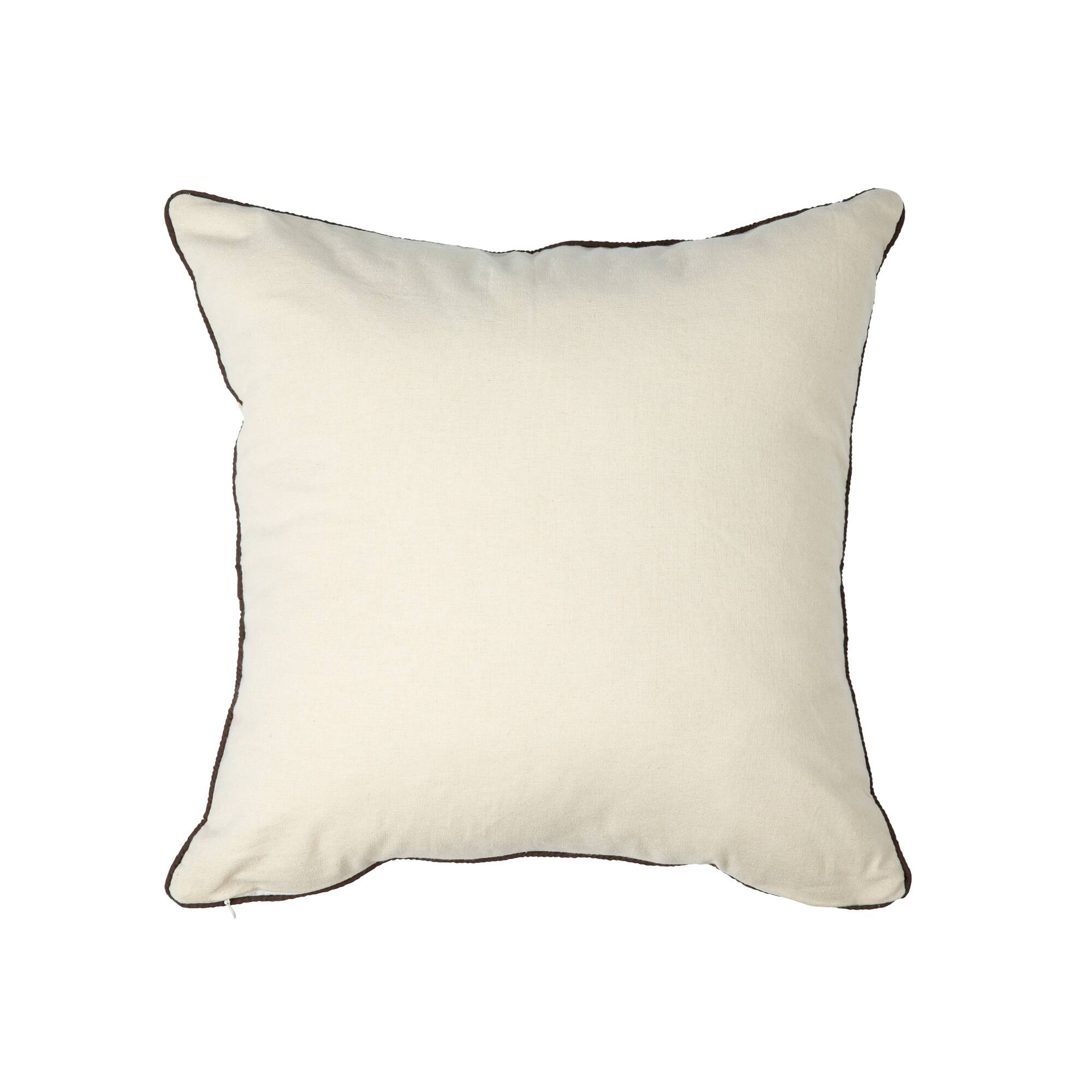 Glitzhome® 18" Thanksgiving Embroidered Pillow