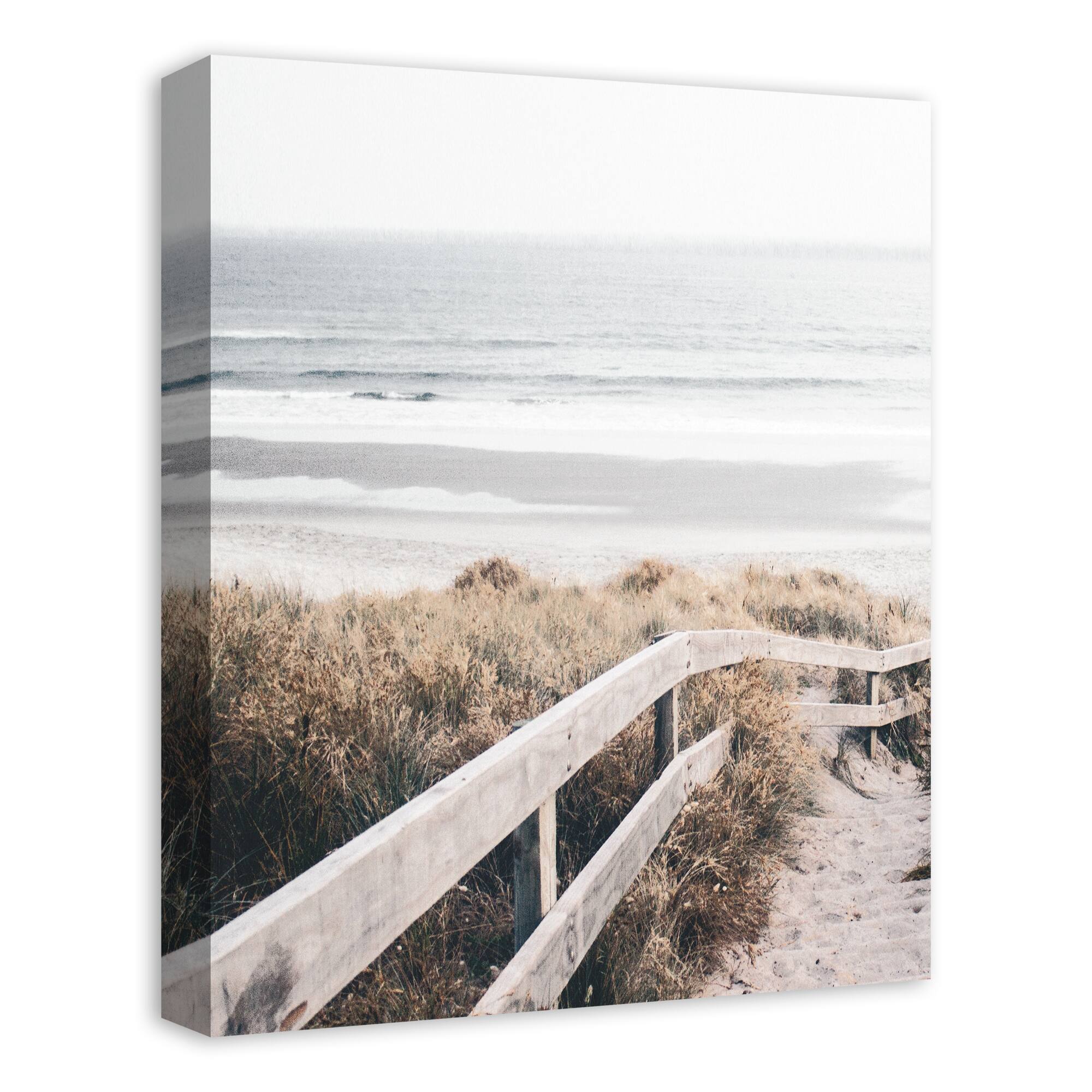 Beach Access Canvas Wall Art